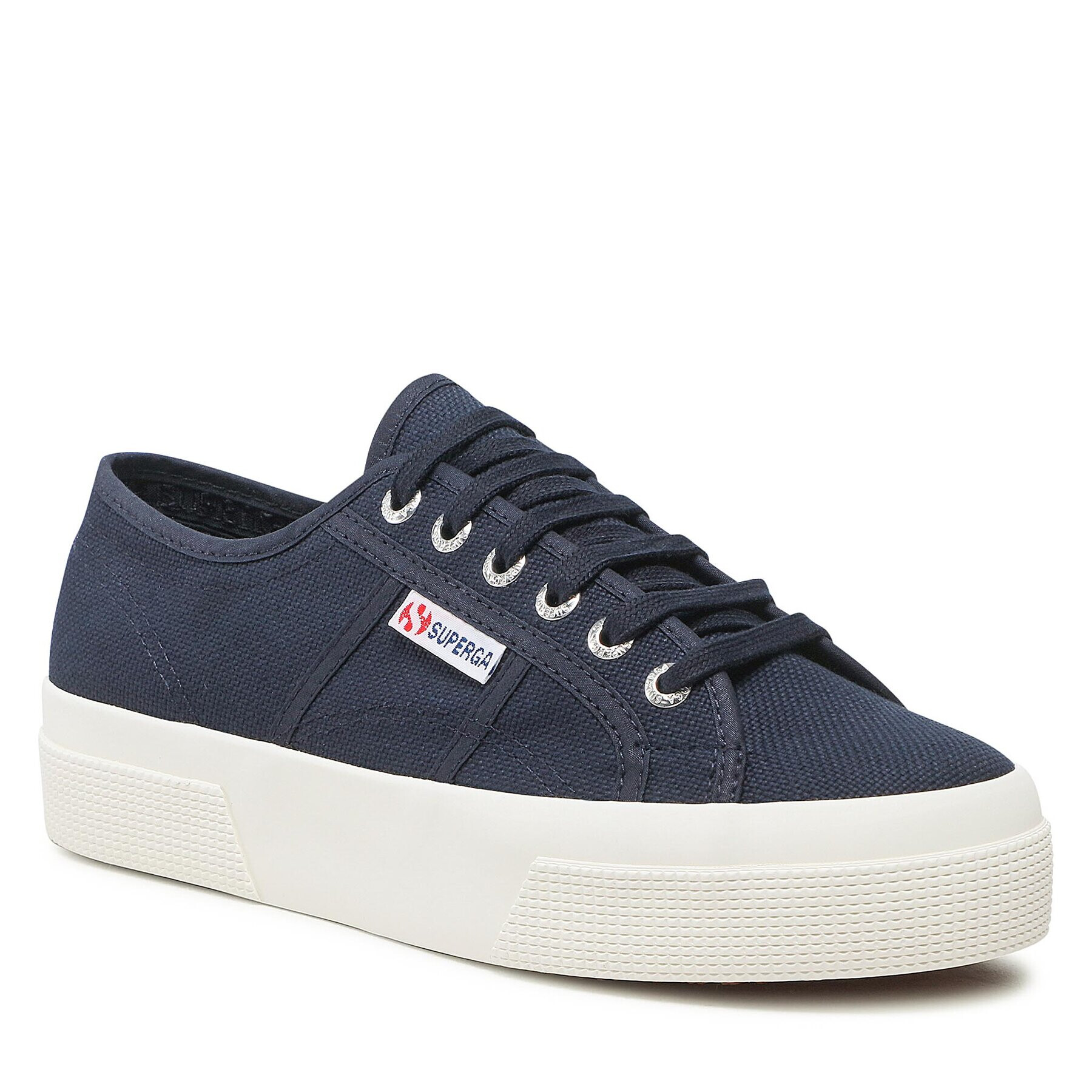 Superga Teniși 2740 Platform S21384W Bleumarin - Pled.ro