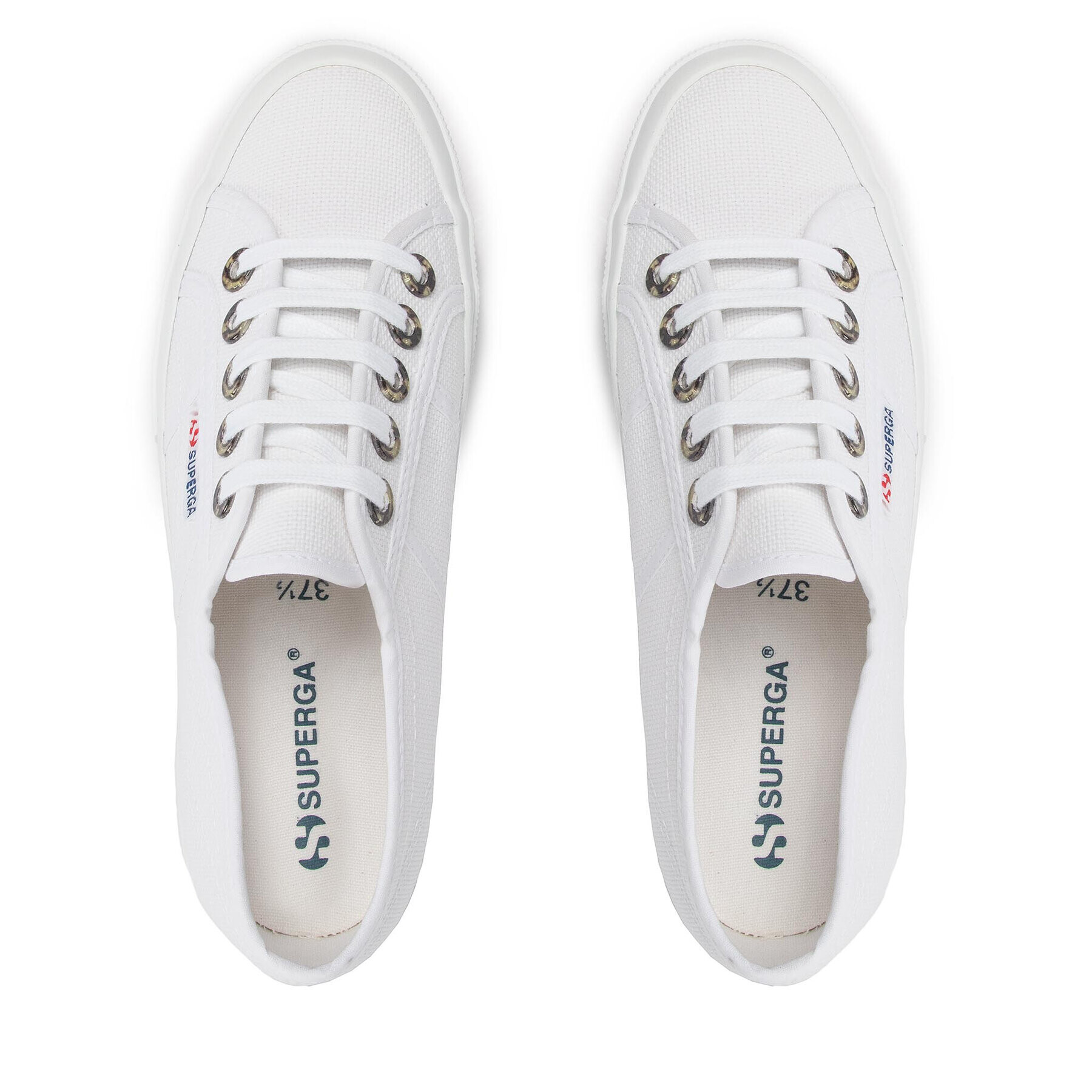 Superga Teniși 2750 Resin Eyelets S4117JW Alb - Pled.ro