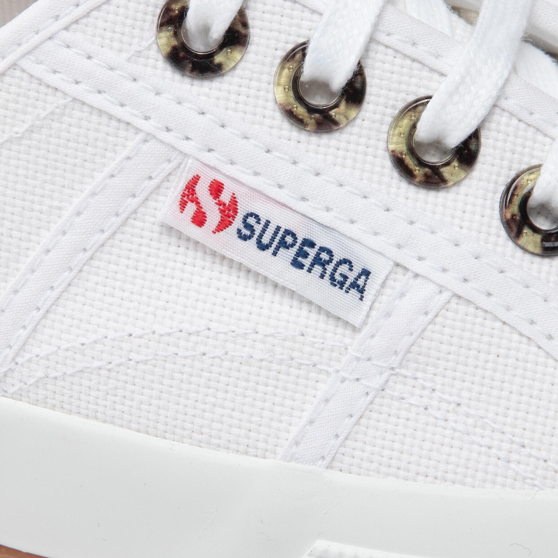 Superga Teniși 2750 Resin Eyelets S4117JW Alb - Pled.ro