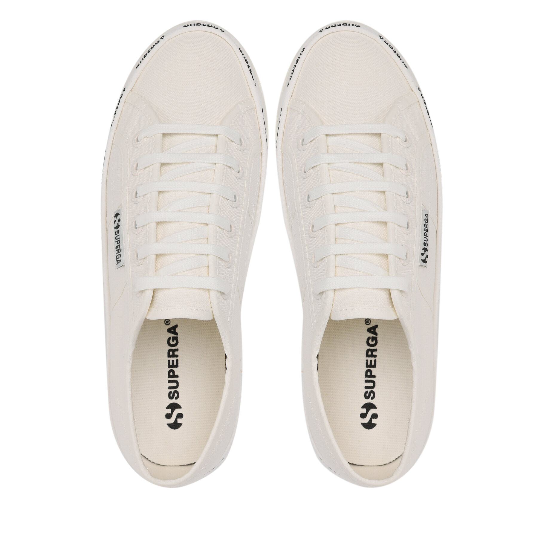 Superga Teniși 2790 Logo Piping S3125LW Alb - Pled.ro