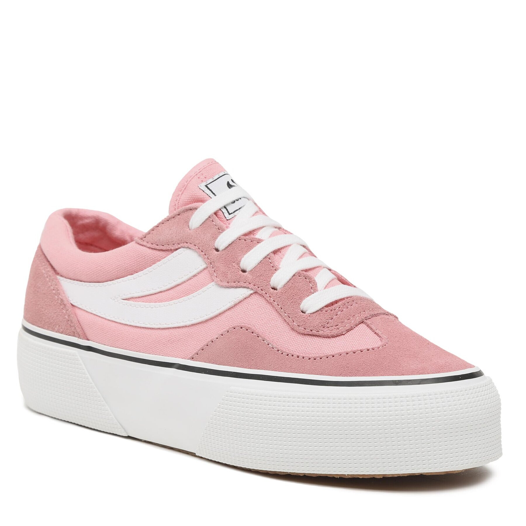 Superga Teniși 3041 Revolley Colorblock Platform S1151MW Roz - Pled.ro