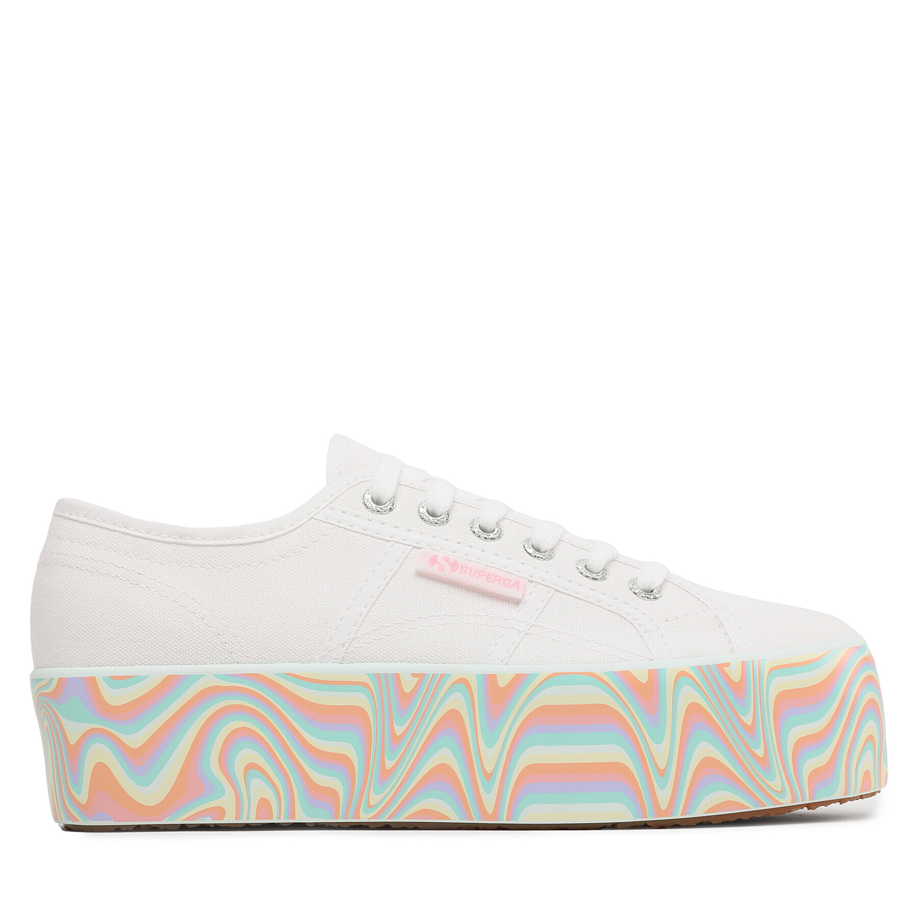 Superga Teniși Multicolor Liguify Sole 2790 S8124UW Alb - Pled.ro