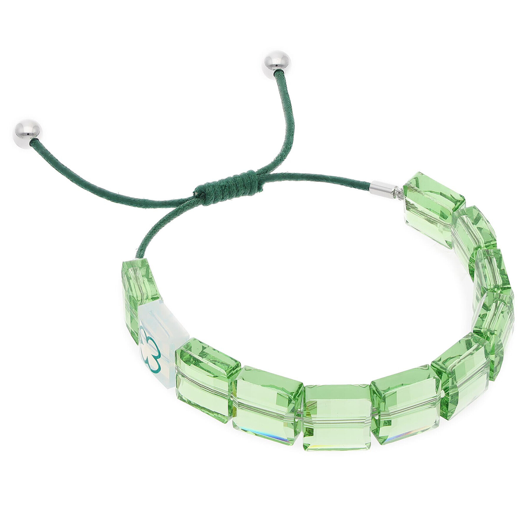 Swarovski Brățară Letra 5614970 Verde - Pled.ro