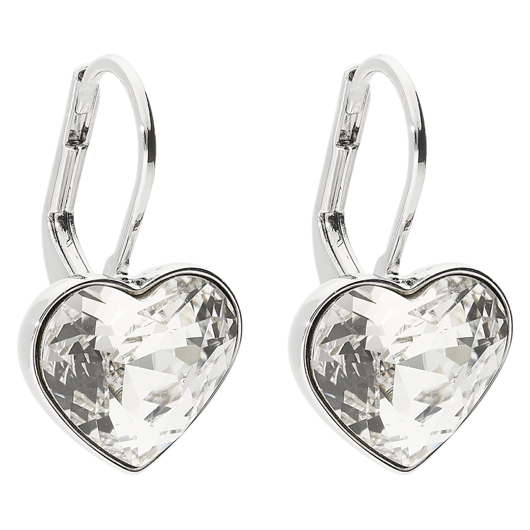 Swarovski Cercei Bella Heart 5515191 Argintiu - Pled.ro