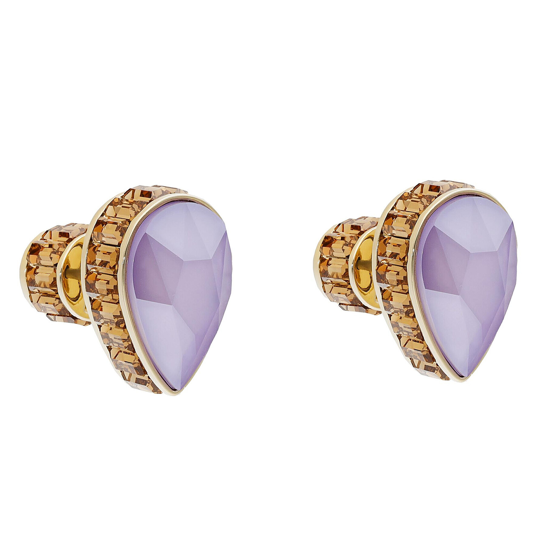 Swarovski Cercei Orbita 5641405 Violet - Pled.ro