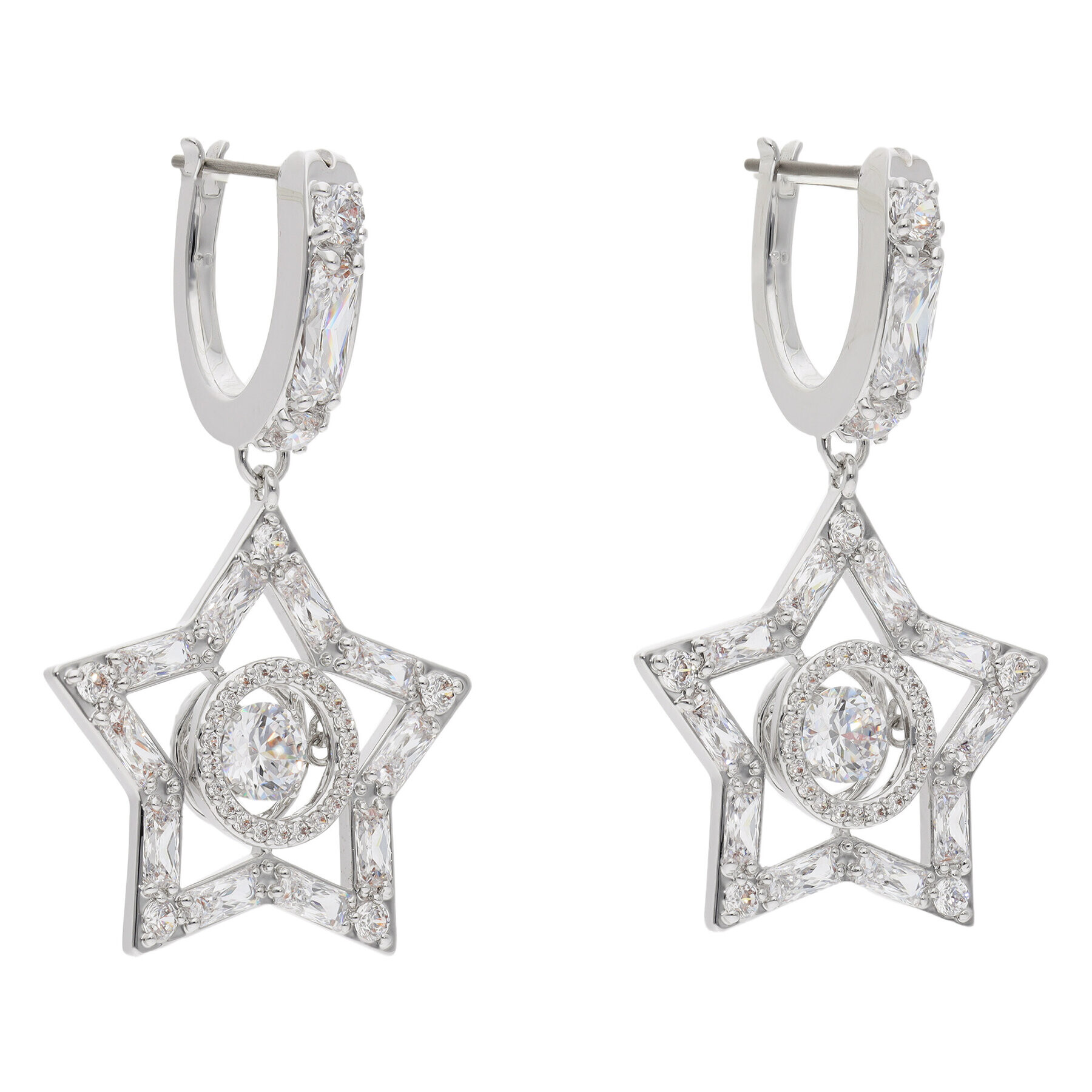 Swarovski Cercei Stella 5617767 Argintiu - Pled.ro