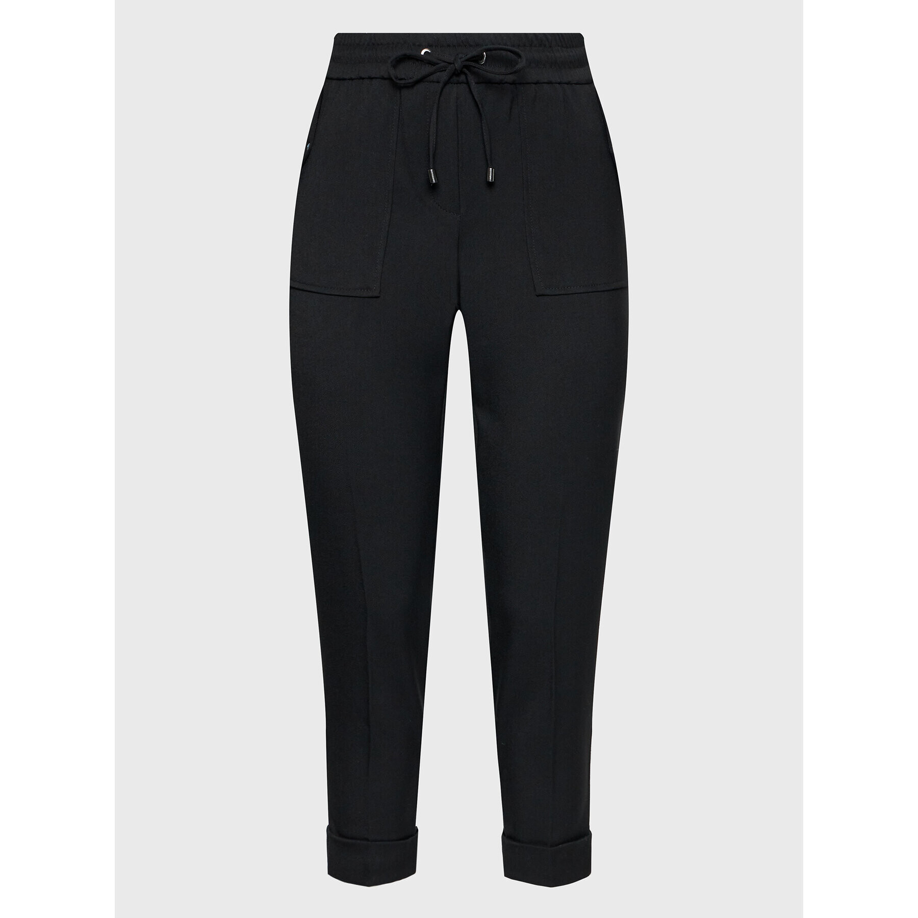 Tatuum Pantaloni din material Sani T2221.143 Negru Regular Fit - Pled.ro