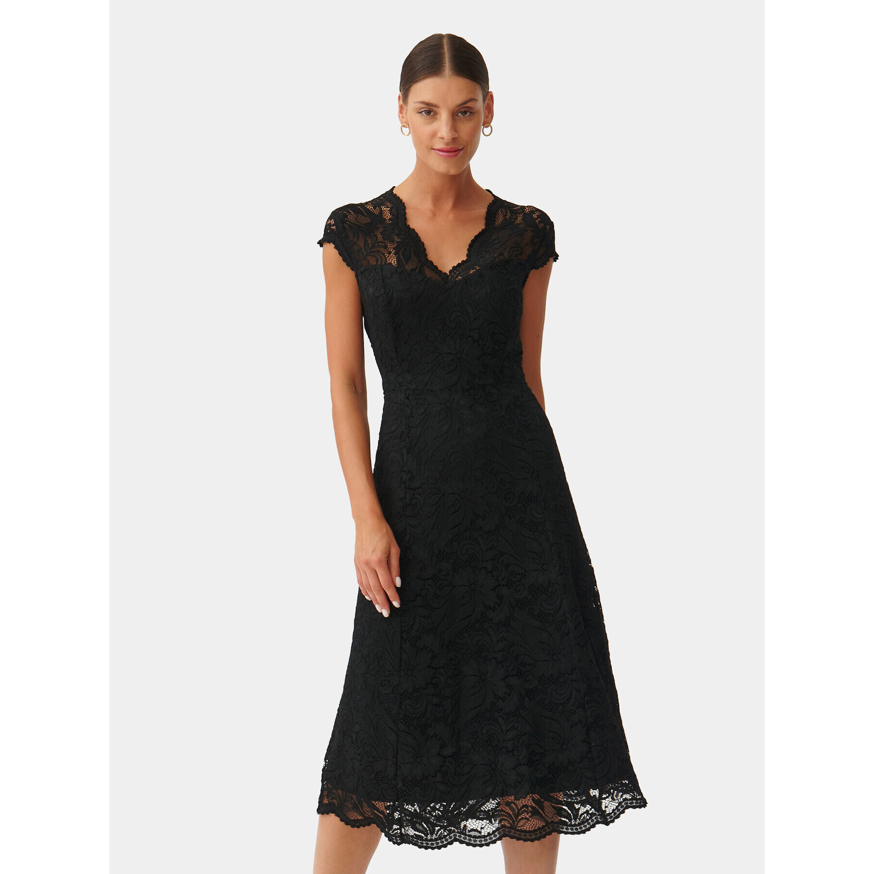 Tatuum Rochie cocktail Emantiko T2322.202 Negru Regular Fit - Pled.ro