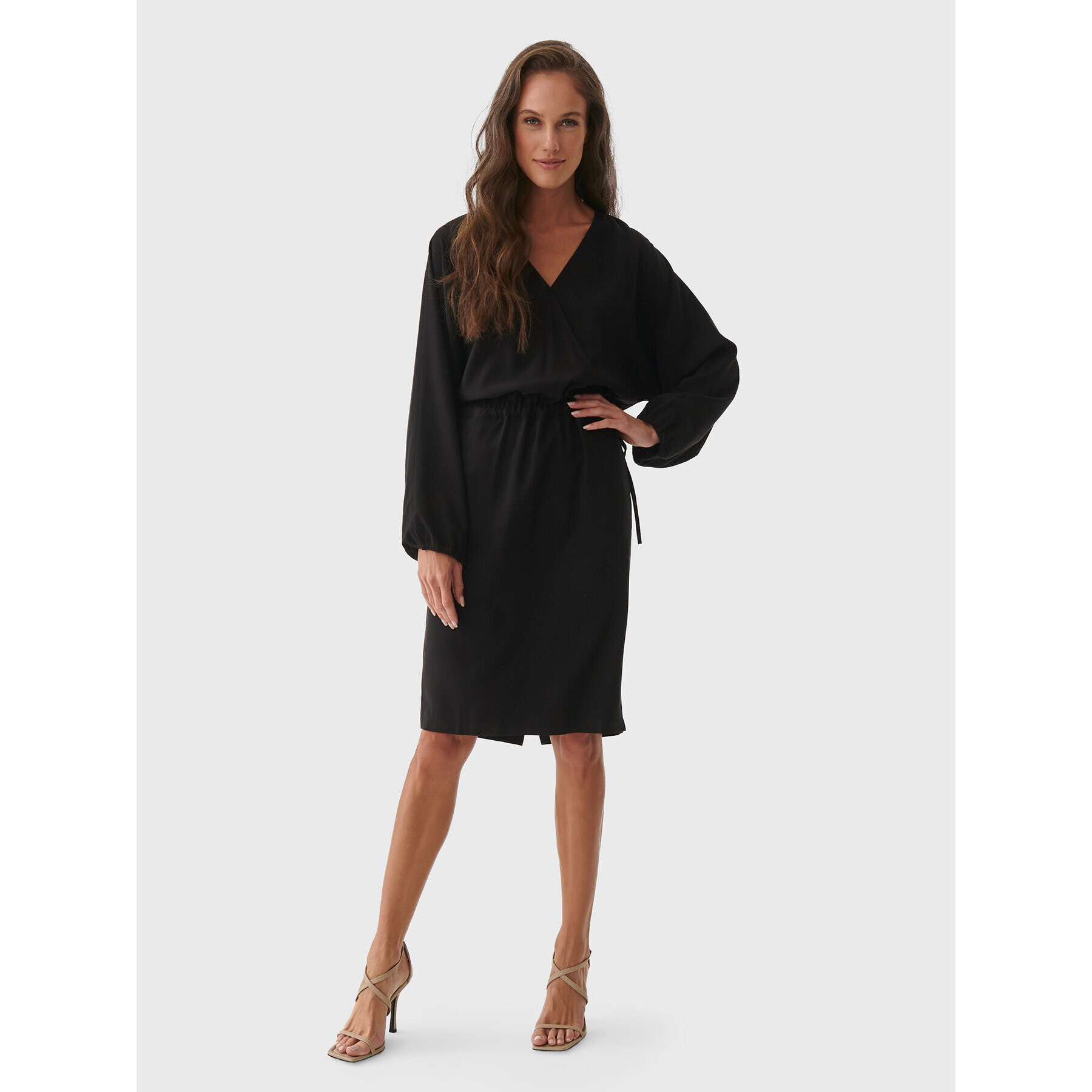 Tatuum Rochie de zi Konti T2221.194 Negru Regular Fit - Pled.ro