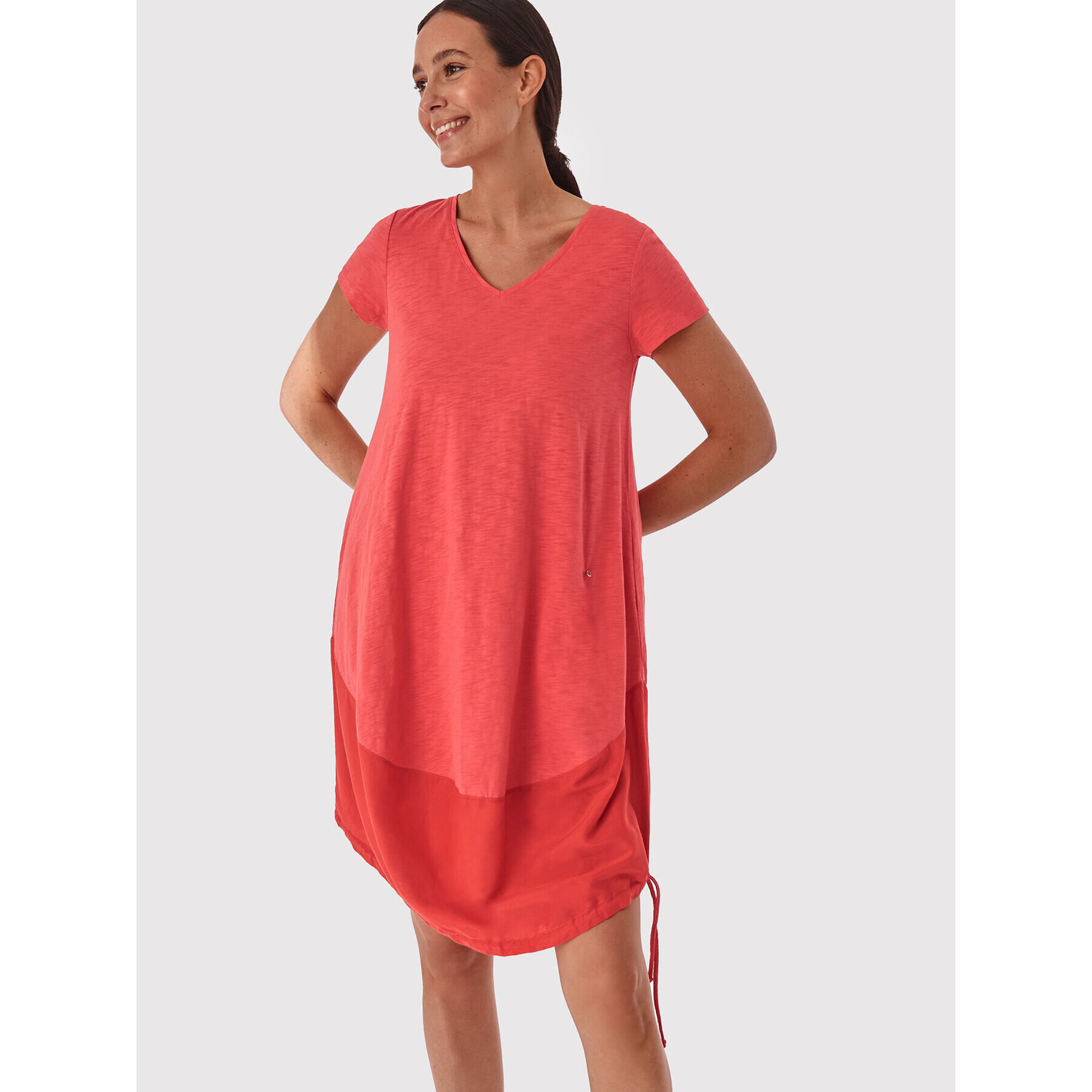 Tatuum Rochie de zi Tana T2211.194B Roșu Relaxed Fit - Pled.ro