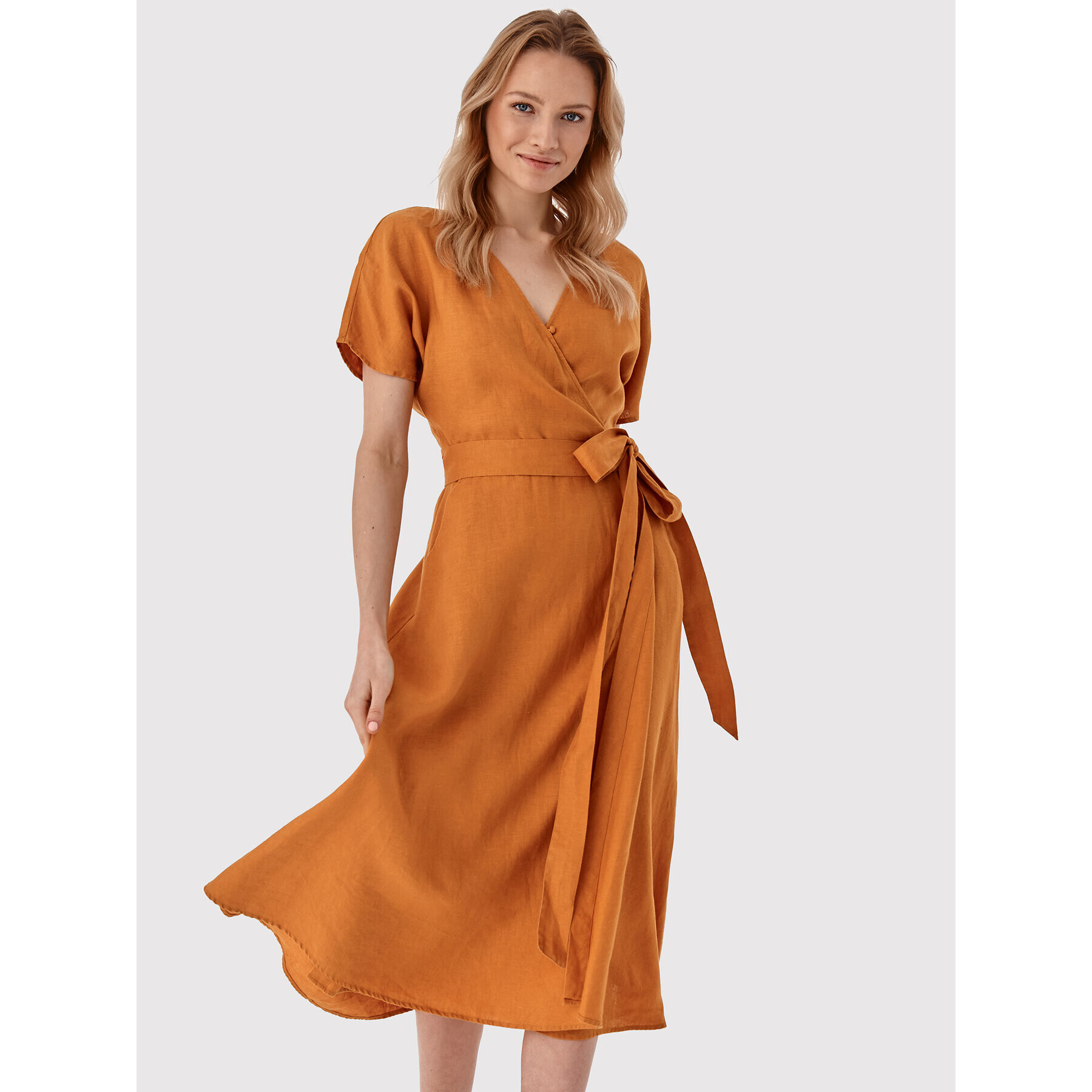 Tatuum Rochie de zi Zerwina T2208.416 Portocaliu Oversize - Pled.ro