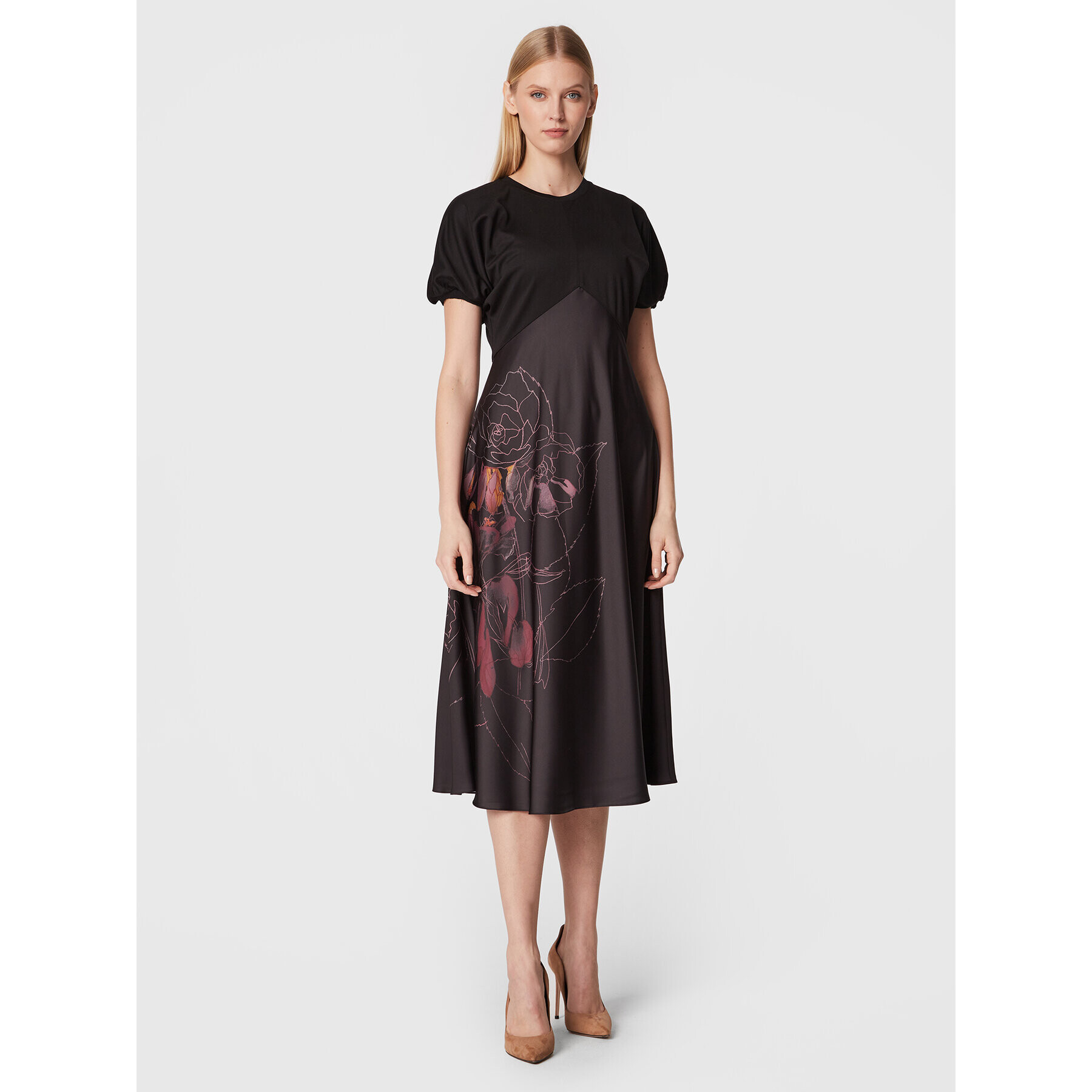 Ted Baker Rochie cocktail Cillaah 264359 Negru Regular Fit - Pled.ro