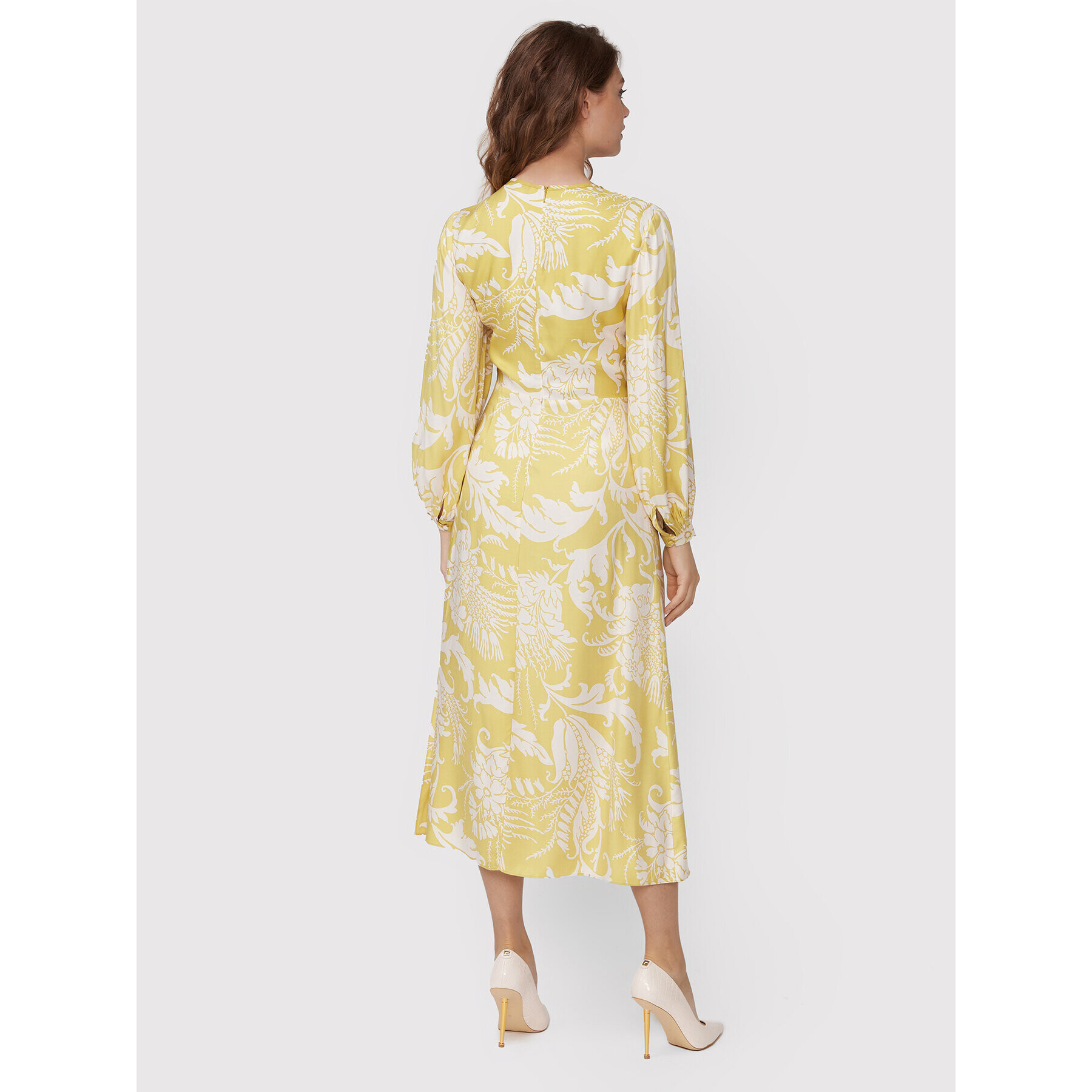 Ted Baker Rochie cocktail Saraiy 261810 Galben Regular Fit - Pled.ro