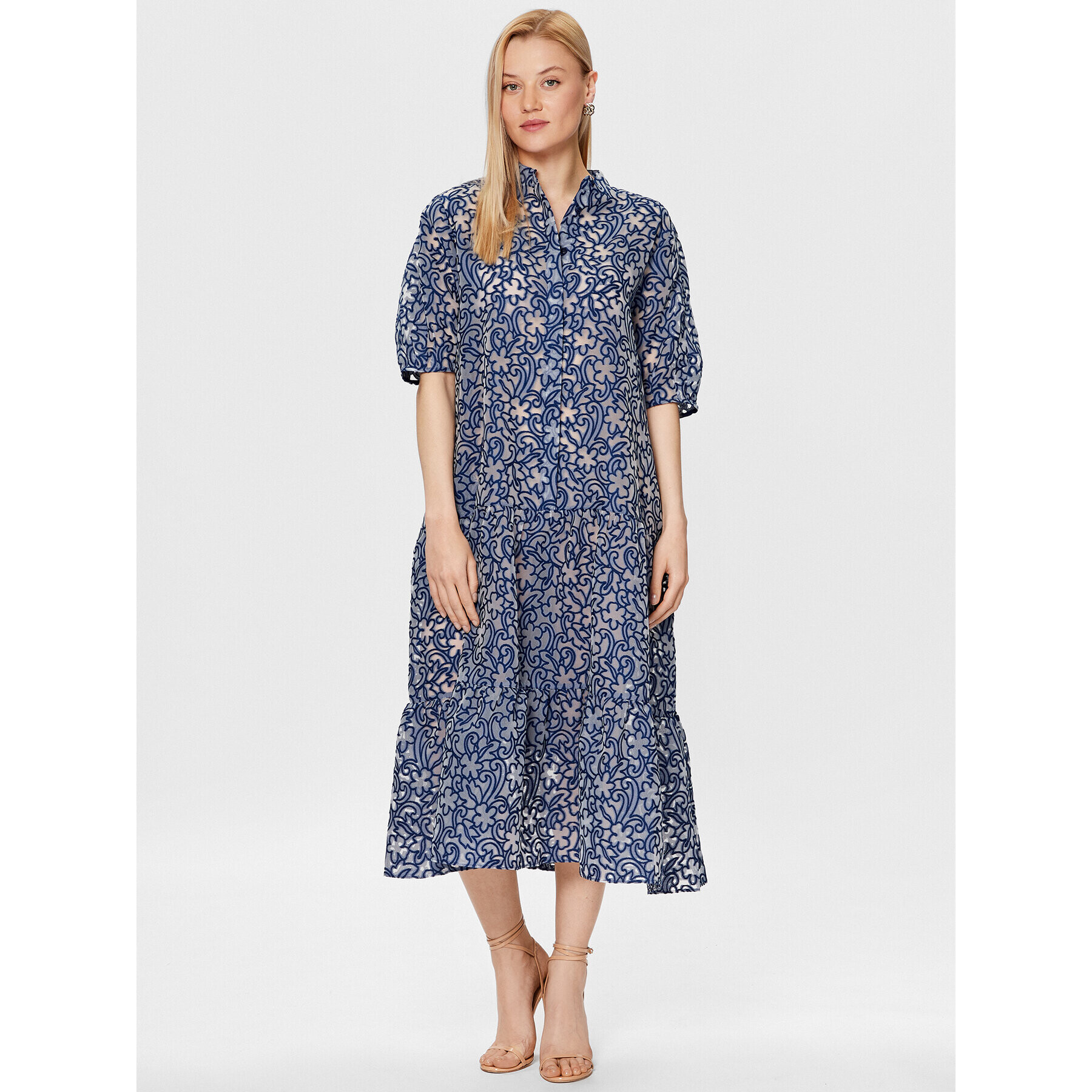 Ted Baker Rochie de zi Camriyn 269418 Bleumarin Relaxed Fit - Pled.ro