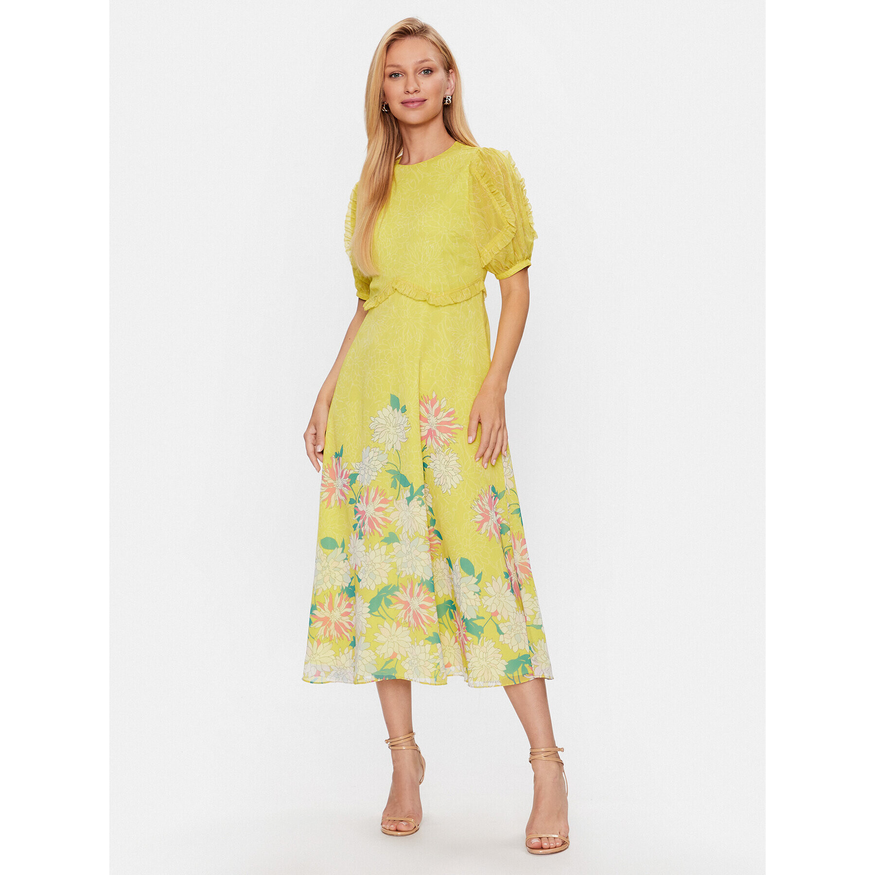 Ted Baker Rochie de zi Carinnn 269821 Galben Regular Fit - Pled.ro