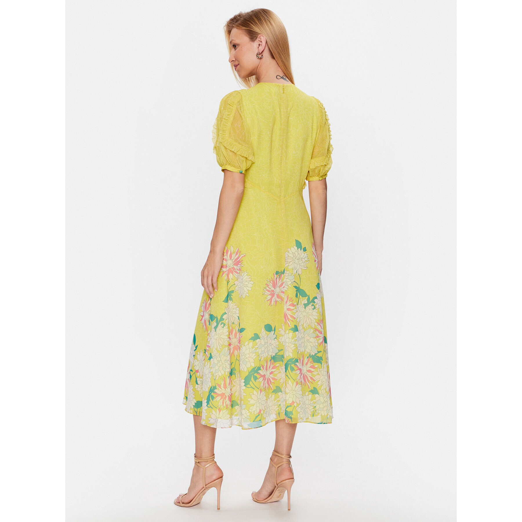 Ted Baker Rochie de zi Carinnn 269821 Galben Regular Fit - Pled.ro