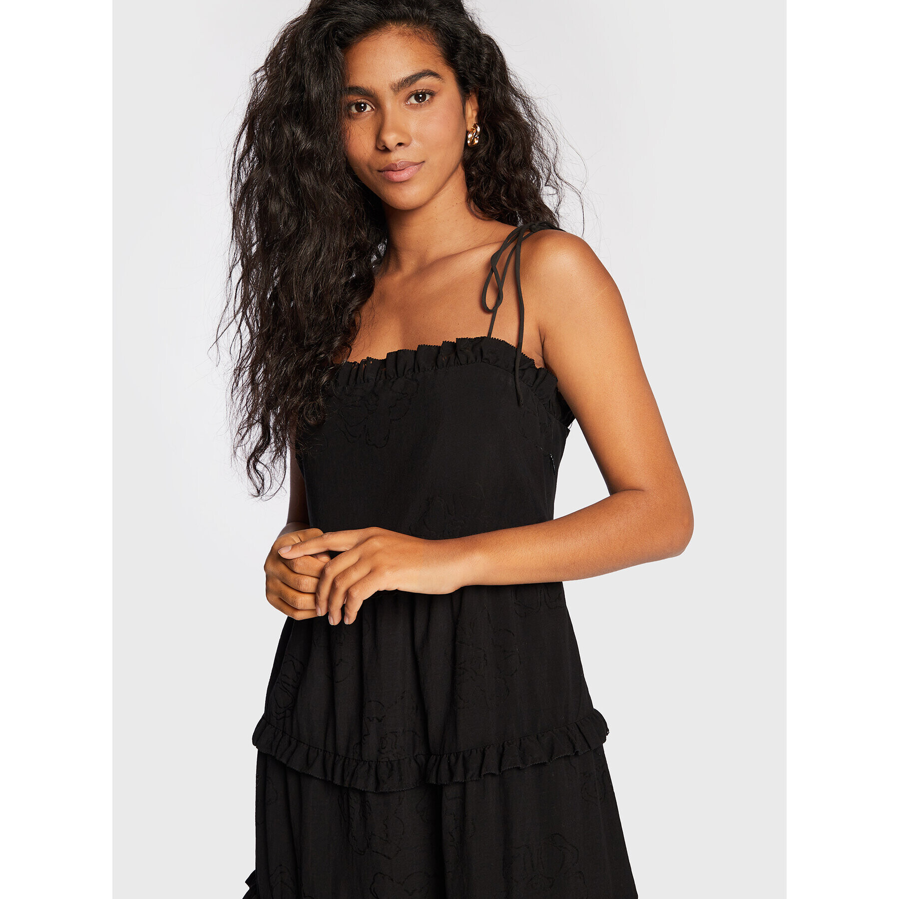 Ted Baker Rochie de zi Hansi 261705 Negru Relaxed Fit - Pled.ro