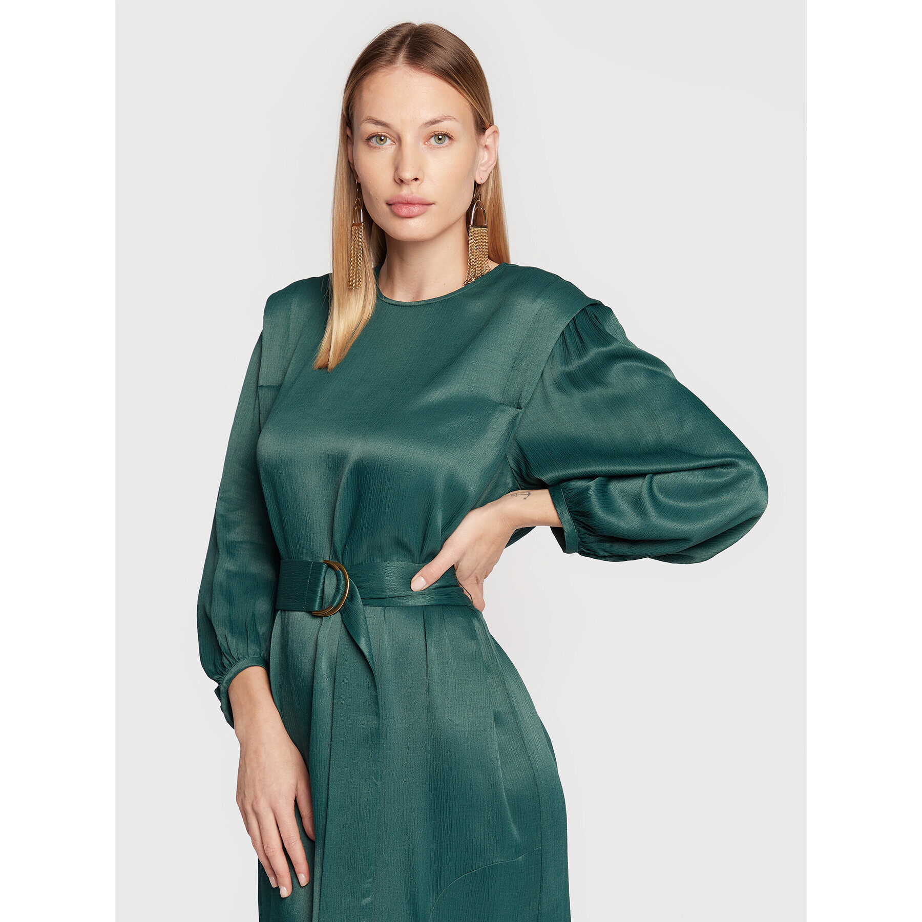 Ted Baker Rochie de zi Josina 265565 Verde Regular Fit - Pled.ro