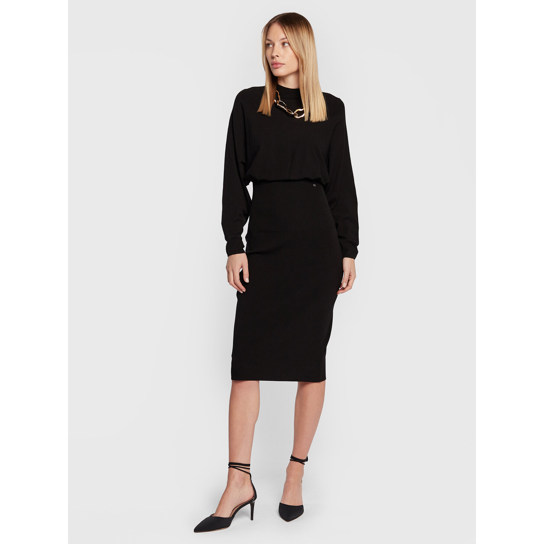 Ted Baker Rochie tricotată Alice 255069 Negru Slim Fit - Pled.ro