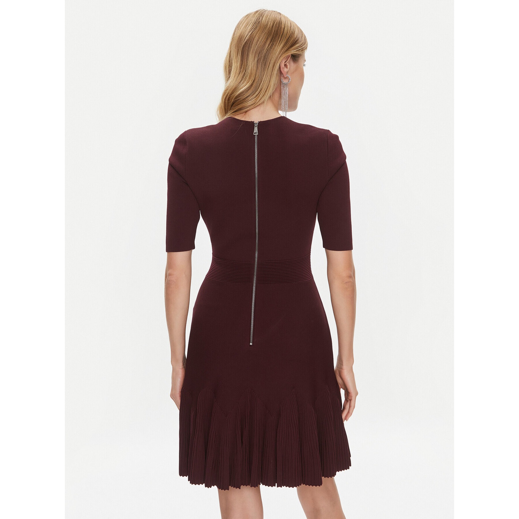 Ted Baker Rochie tricotată Josafee 271302 Vișiniu Regular Fit - Pled.ro