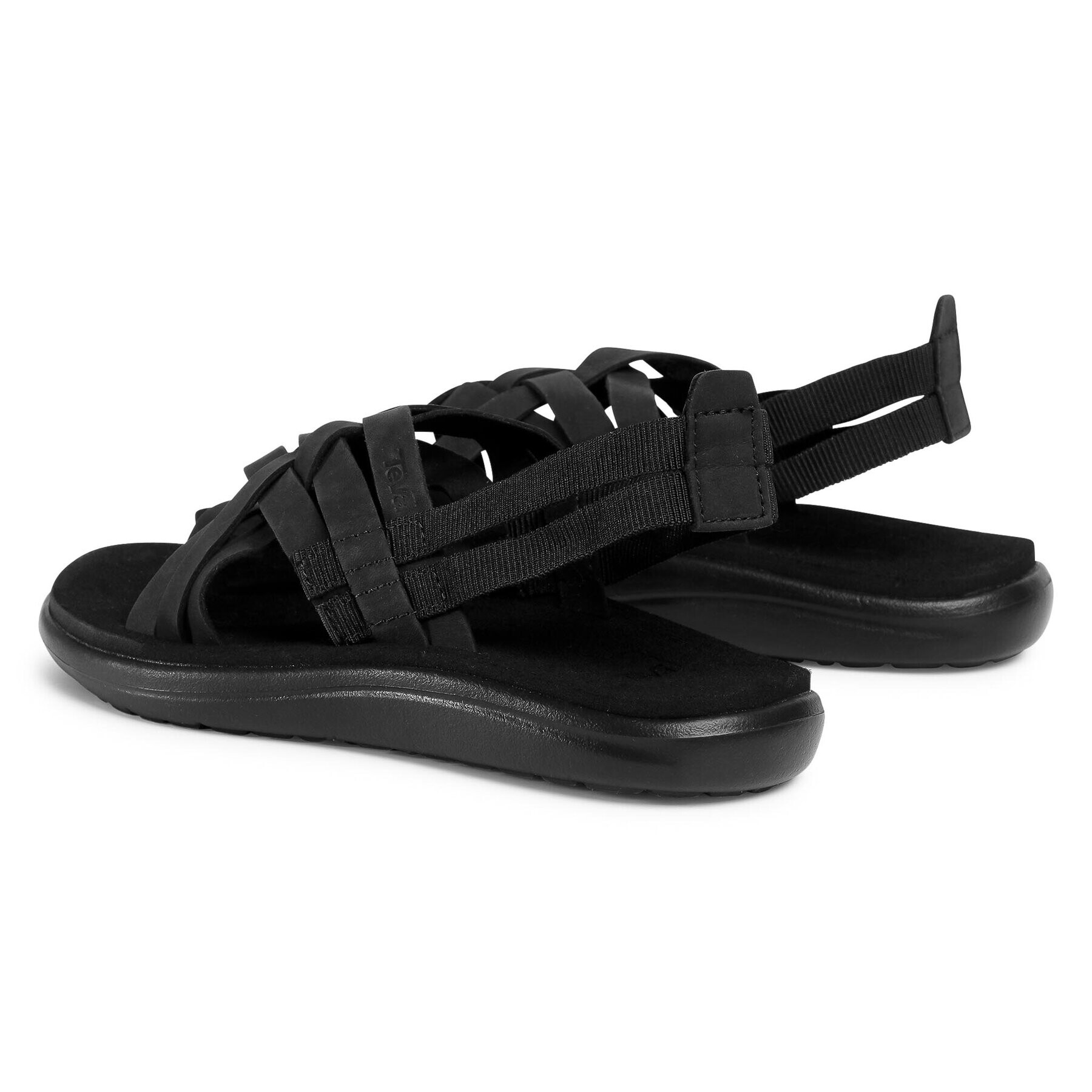 Teva Sandale Voya Strappy Leather 1106868 Negru - Pled.ro