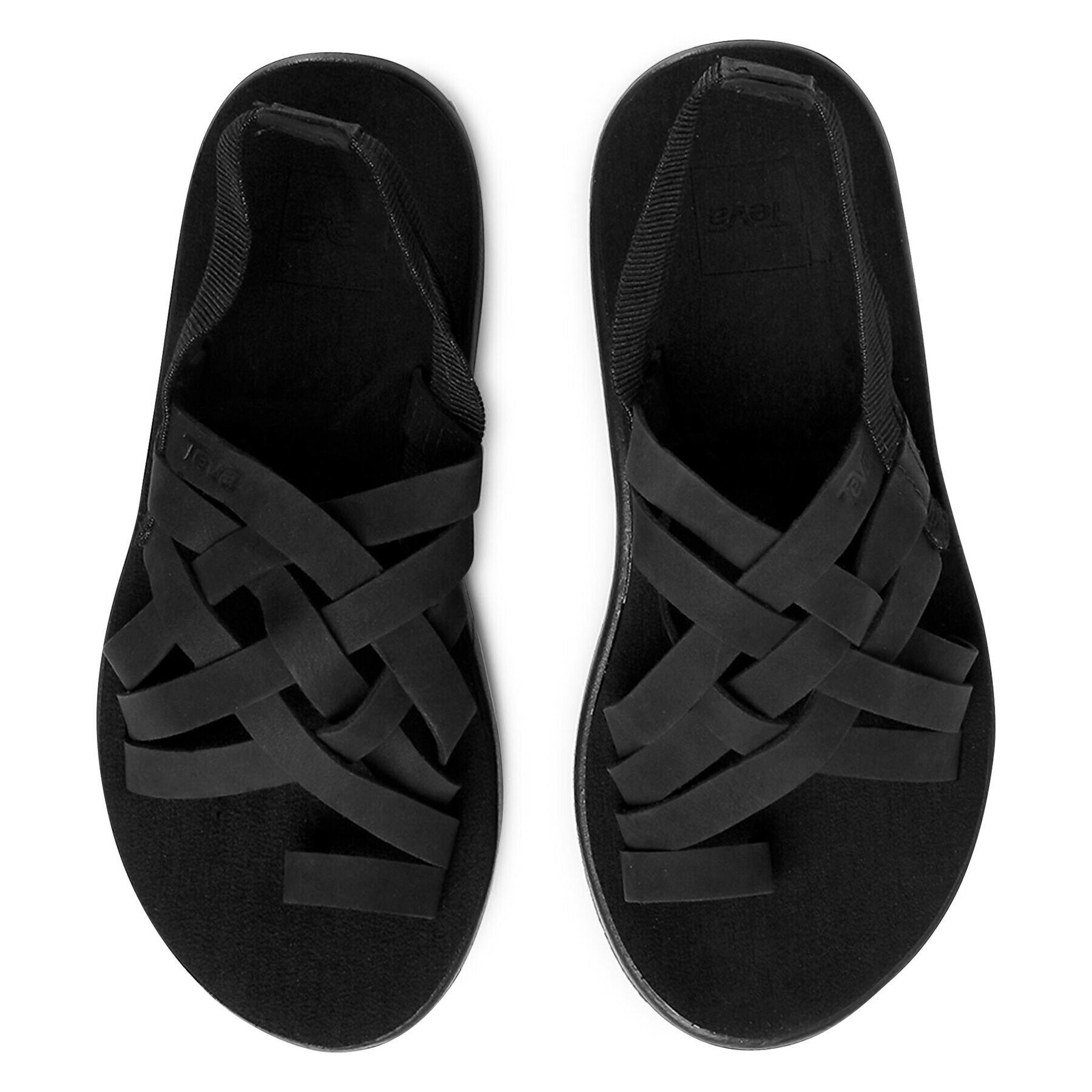 Teva Sandale Voya Strappy Leather 1106868 Negru - Pled.ro