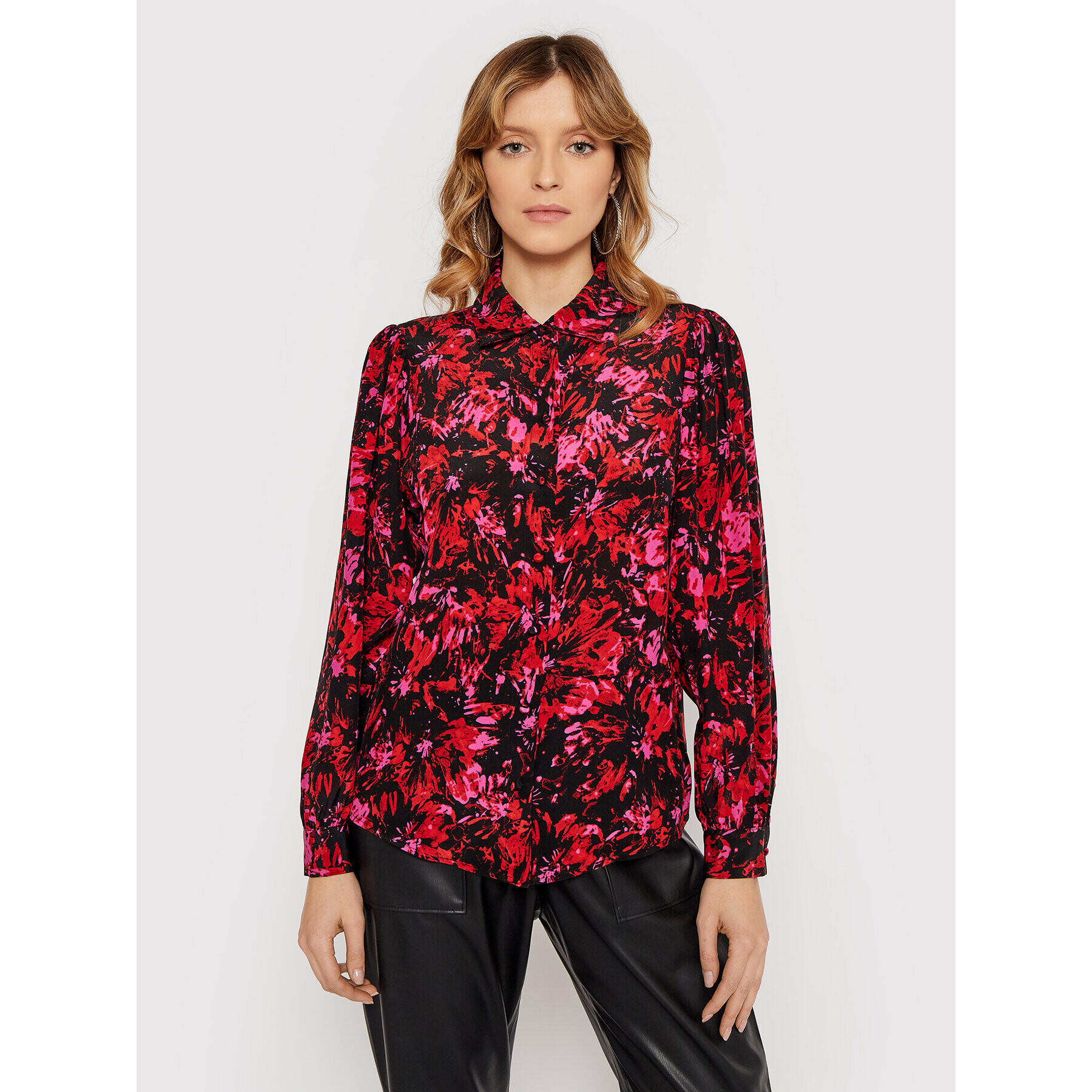 The Kooples Cămașă Firework FCCL24042K Negru Regular Fit - Pled.ro