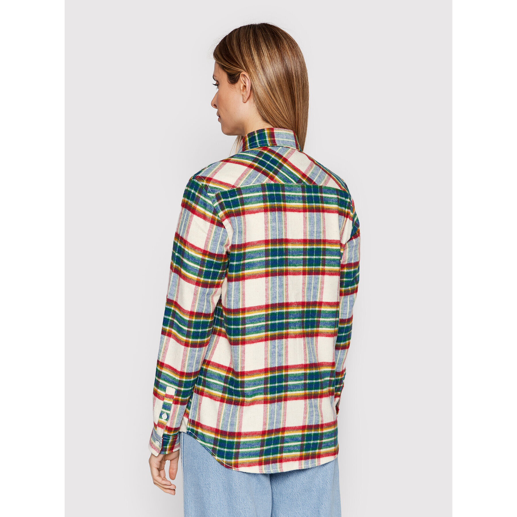 The Kooples Cămașă Check Motif FCCL25038K Colorat Oversize - Pled.ro