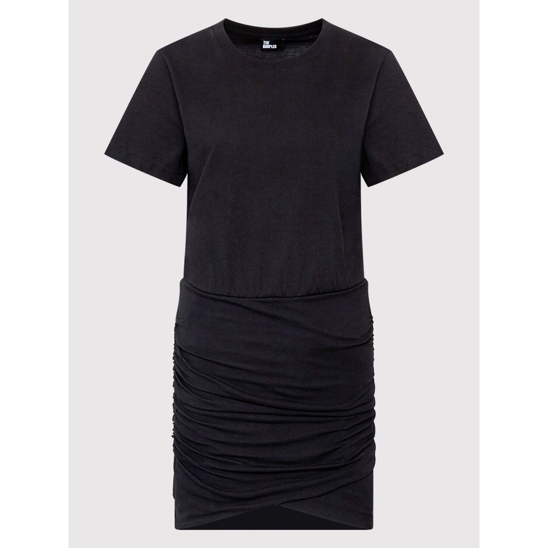 The Kooples Rochie de zi Carry Over FROB25067K Negru Regular Fit - Pled.ro