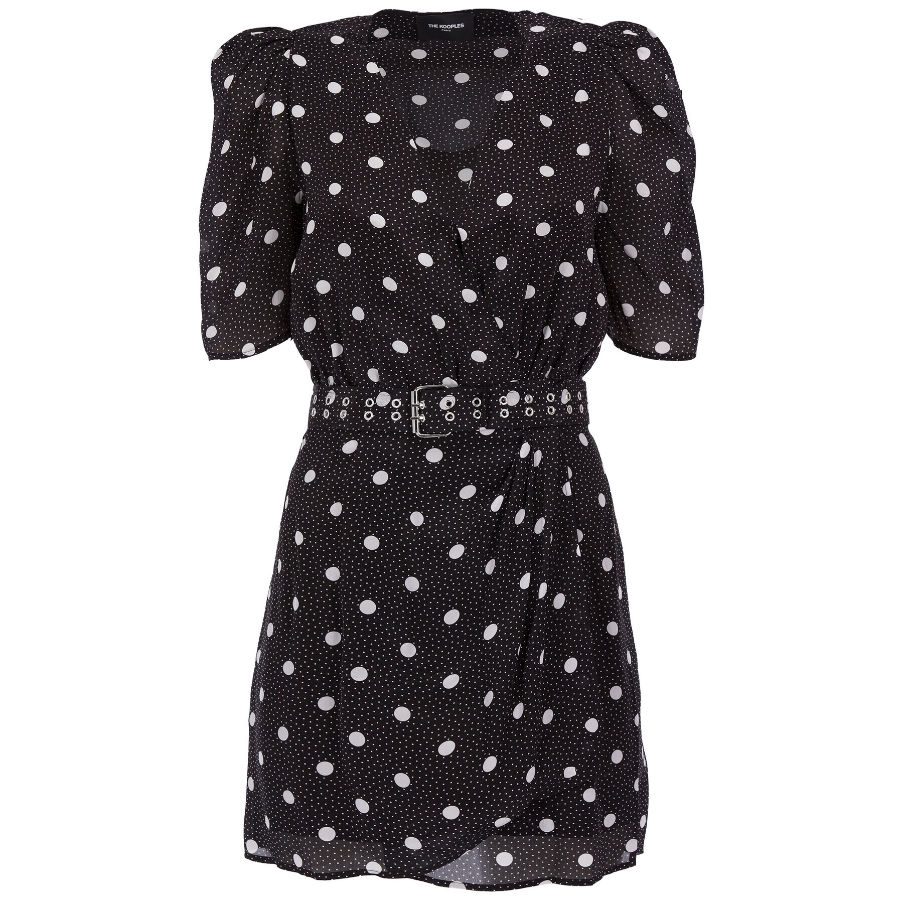 The Kooples Rochie de zi FROB20068K Negru Regular Fit - Pled.ro