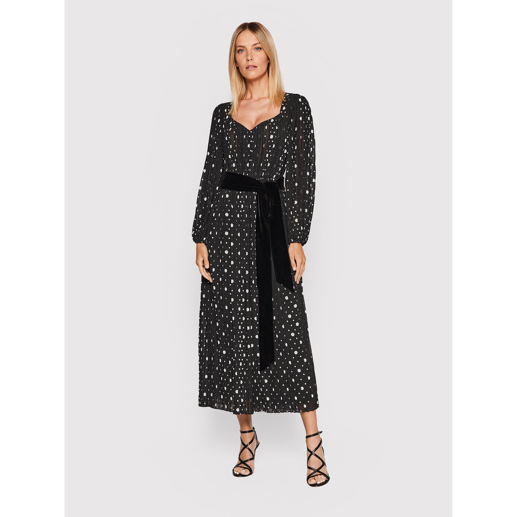 The Kooples Rochie de zi FROB25058K Negru Regular Fit - Pled.ro