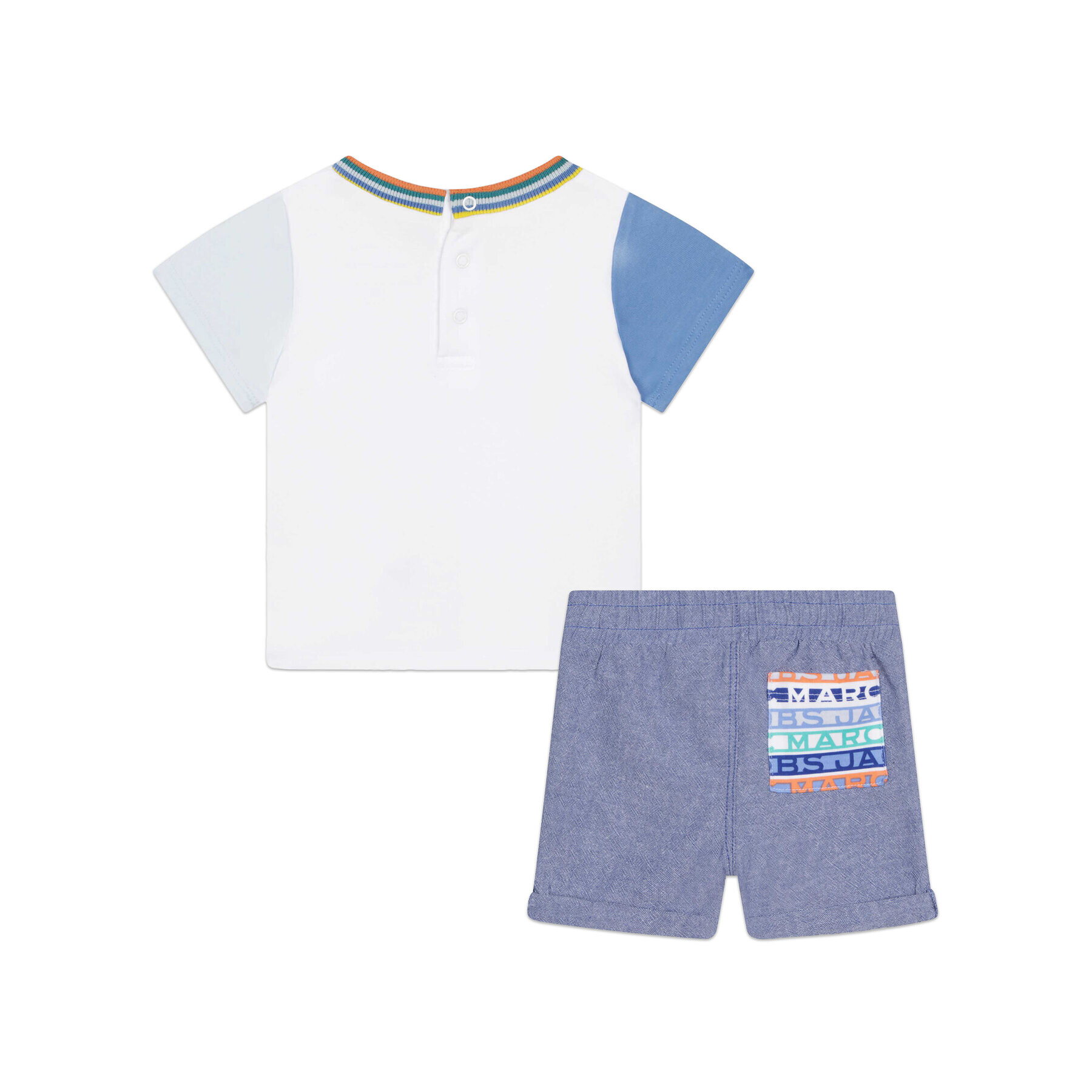 The Marc Jacobs Set tricou și pantaloni scurți W98167 Alb Regular Fit - Pled.ro