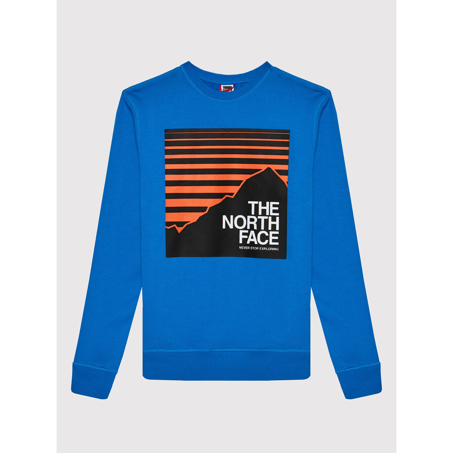 The North Face Bluză Box Crew NF0A37FY Bleumarin Regular Fit - Pled.ro