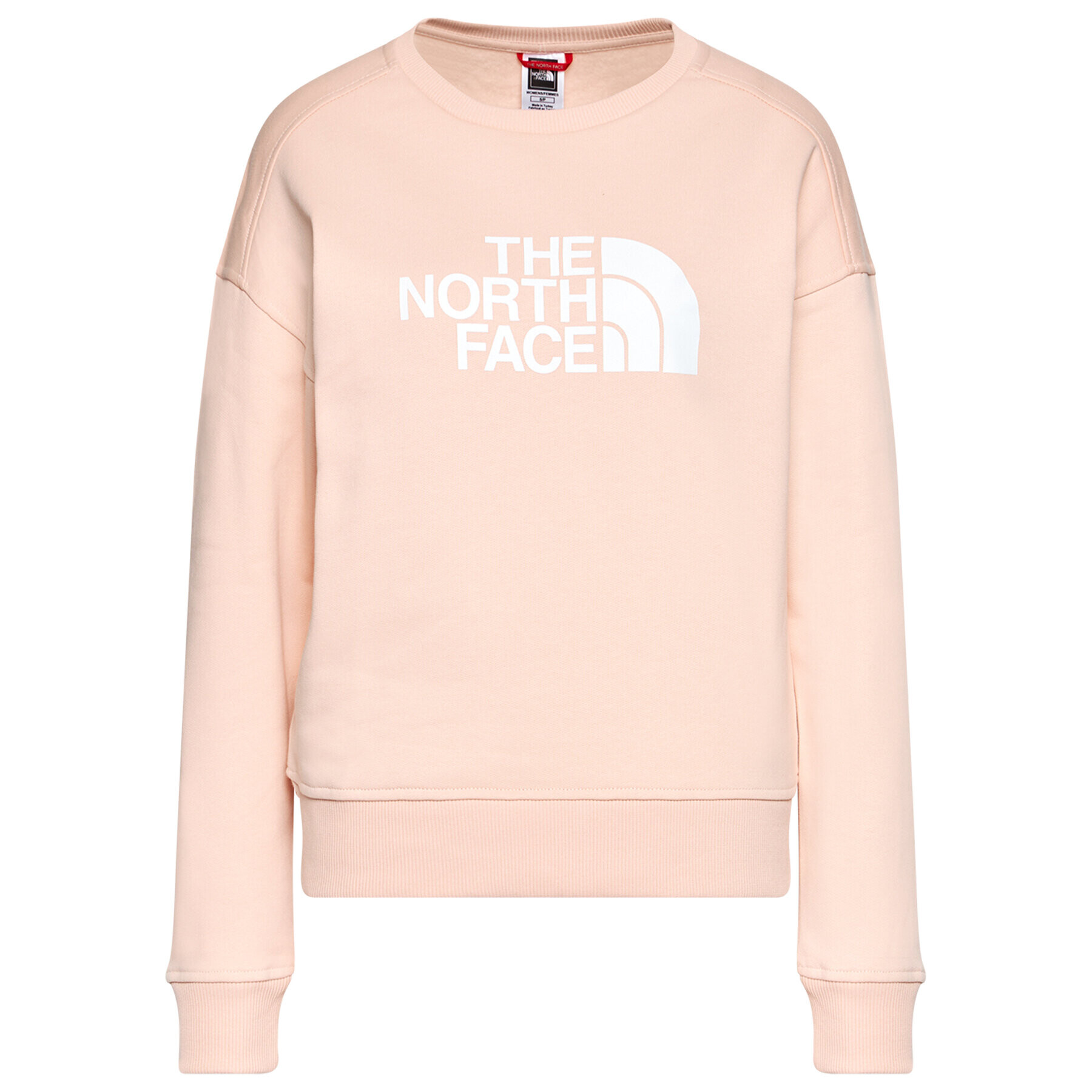 The North Face Bluză Drew Peak Crew NF0A3S4G Roz Regular Fit - Pled.ro