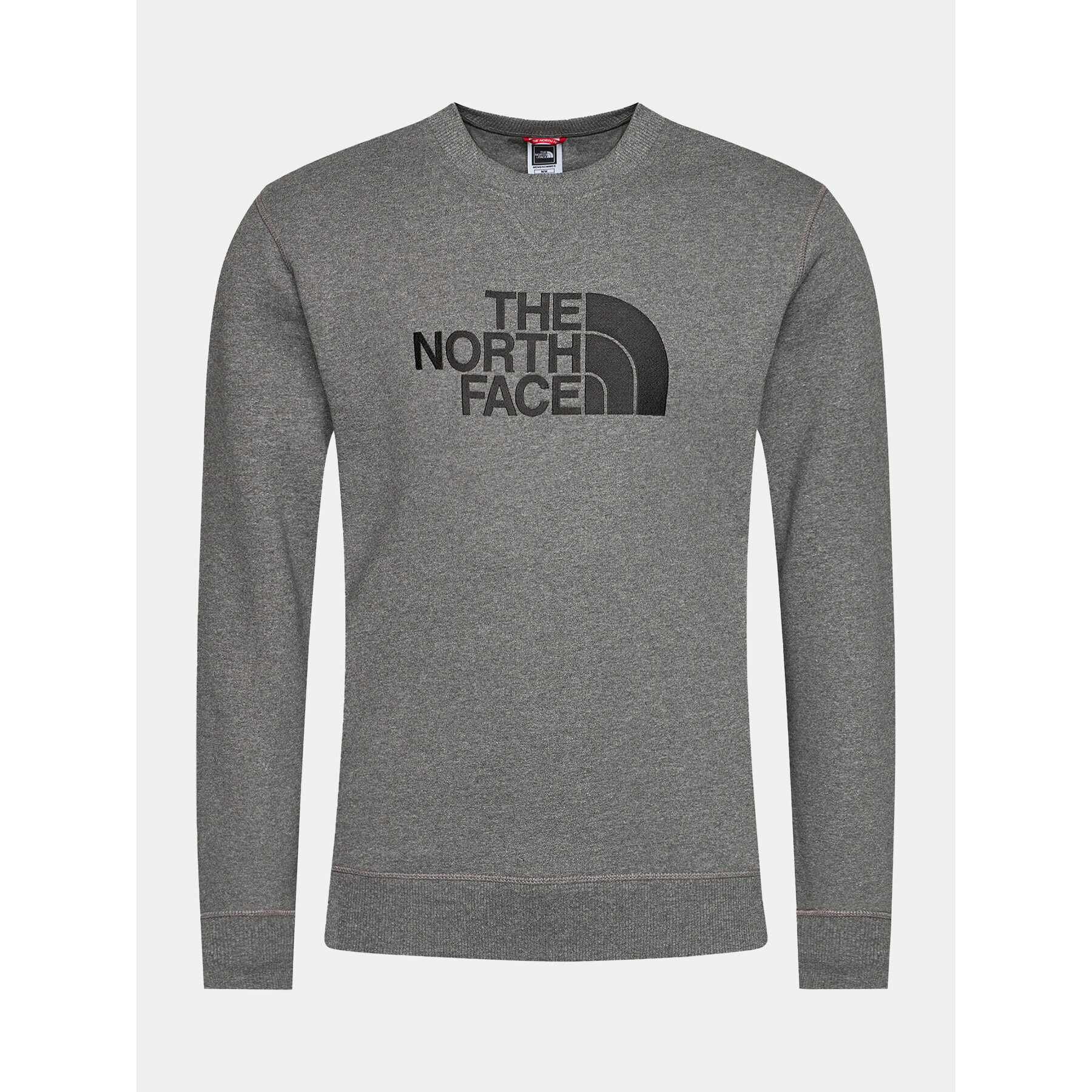 The North Face Bluză Drew Peak Crew NF0A4SVR Gri Regular Fit - Pled.ro