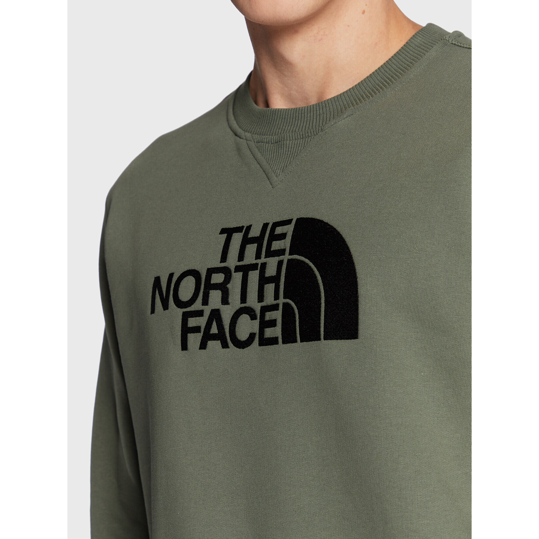 The North Face Bluză Drew Peak NF0A4SVR Verde Regular Fit - Pled.ro