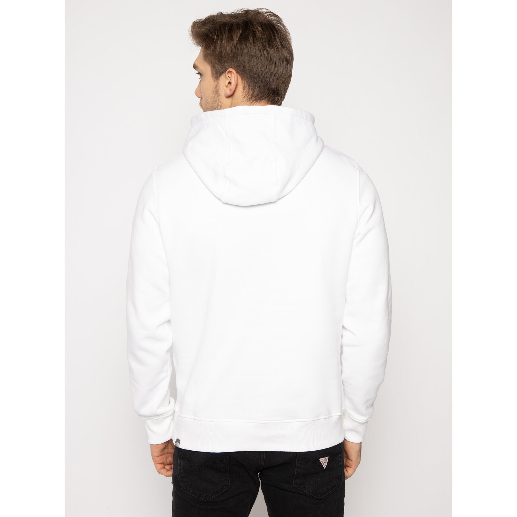 The North Face Bluză Drew Peak Plv Hoodie NF00AHJY Alb Regular Fit - Pled.ro