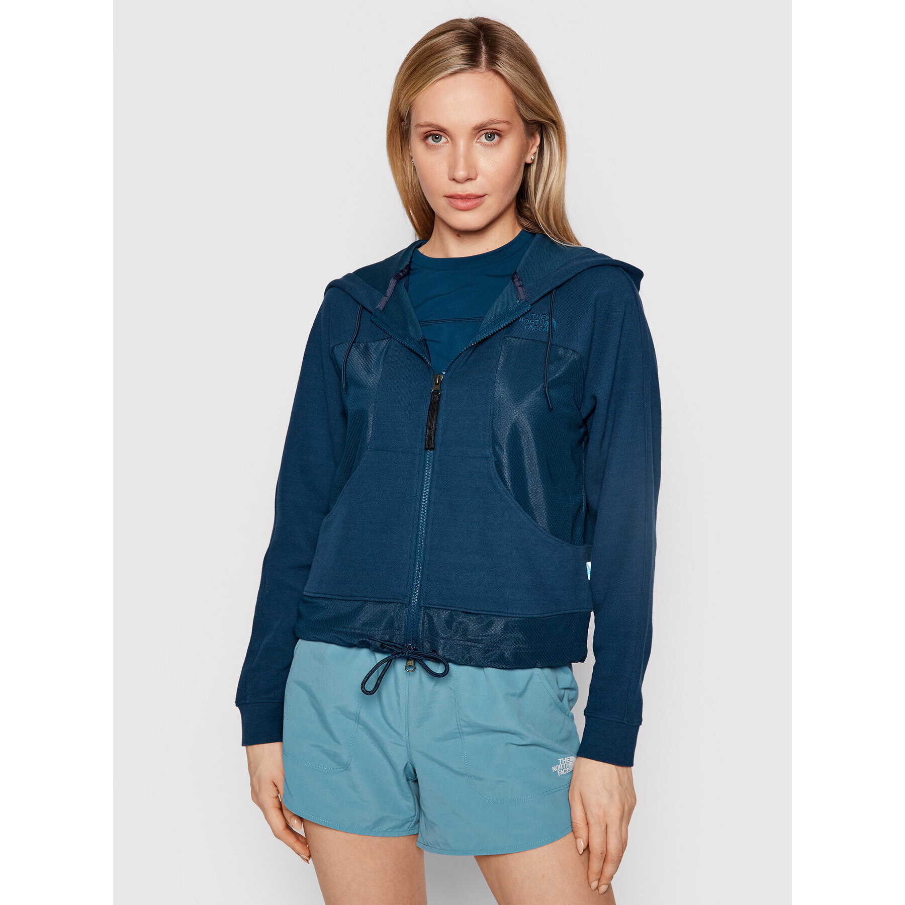 The North Face Bluză Hode-Ap NF0A3LC5 Bleumarin Regular Fit - Pled.ro