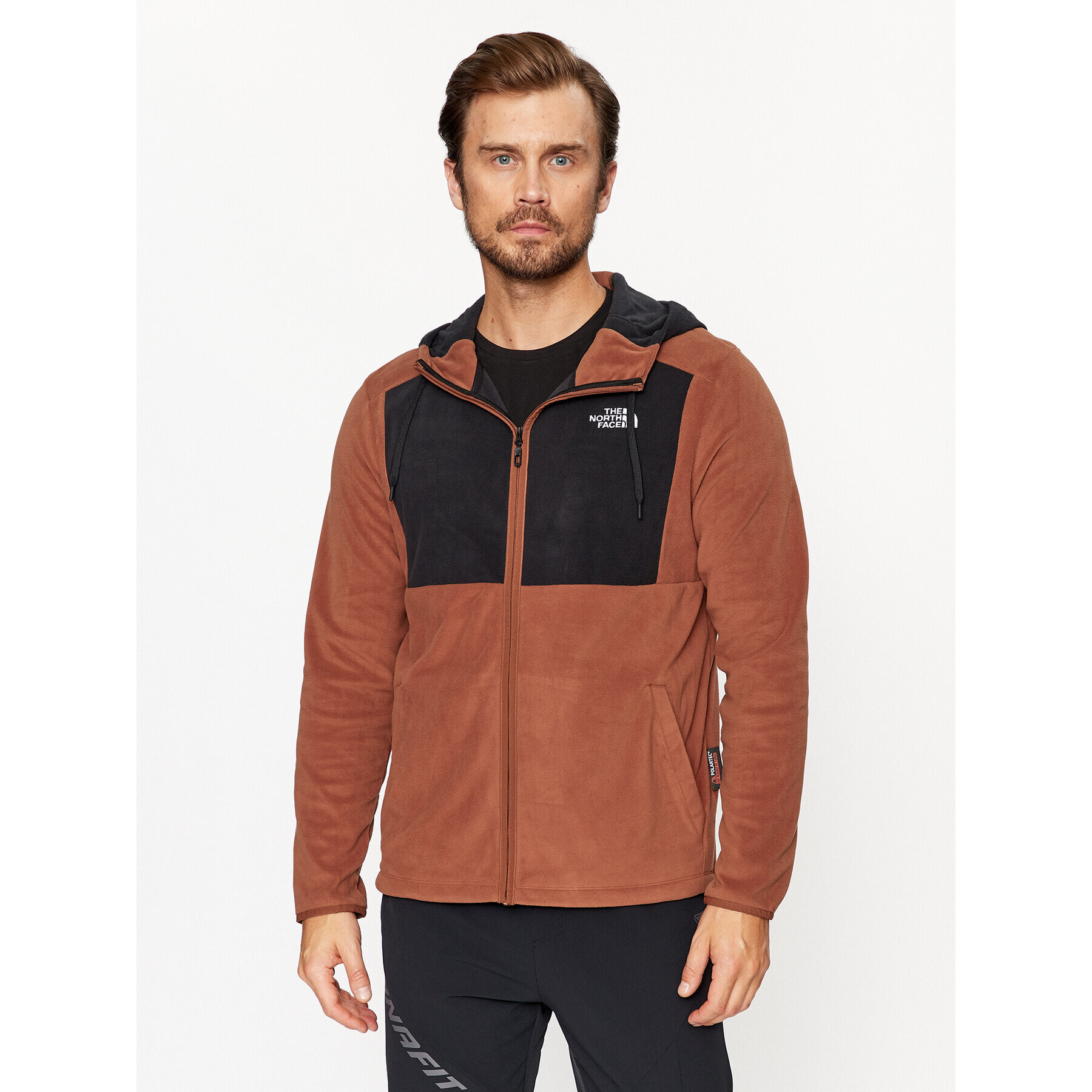 The North Face Bluză M Homesafe Full Zip Fleece HoodieNF0A855JWEW1 Maro Regular Fit - Pled.ro