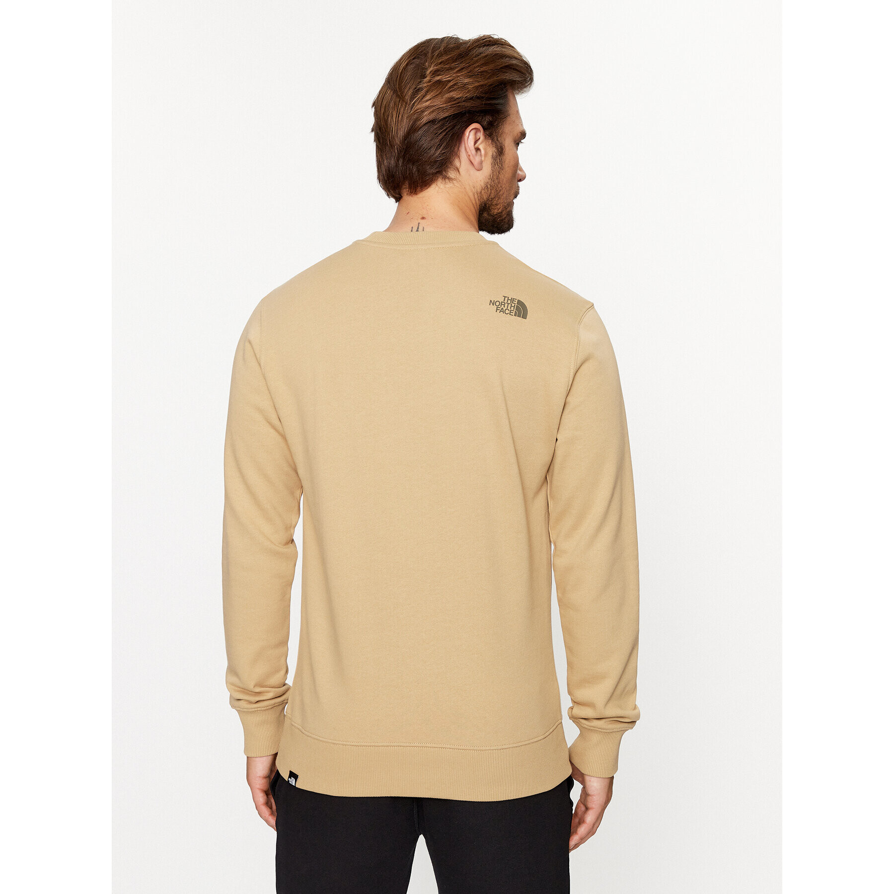 The North Face Bluză M Standard Crew - EuNF0A4M7WLK51 Bej Regular Fit - Pled.ro