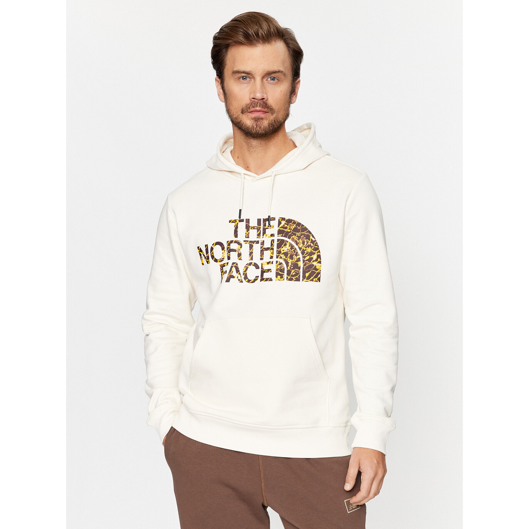 The North Face Bluză M Standard Hoodie - EuNF0A3XYDO4O1 Alb Regular Fit - Pled.ro