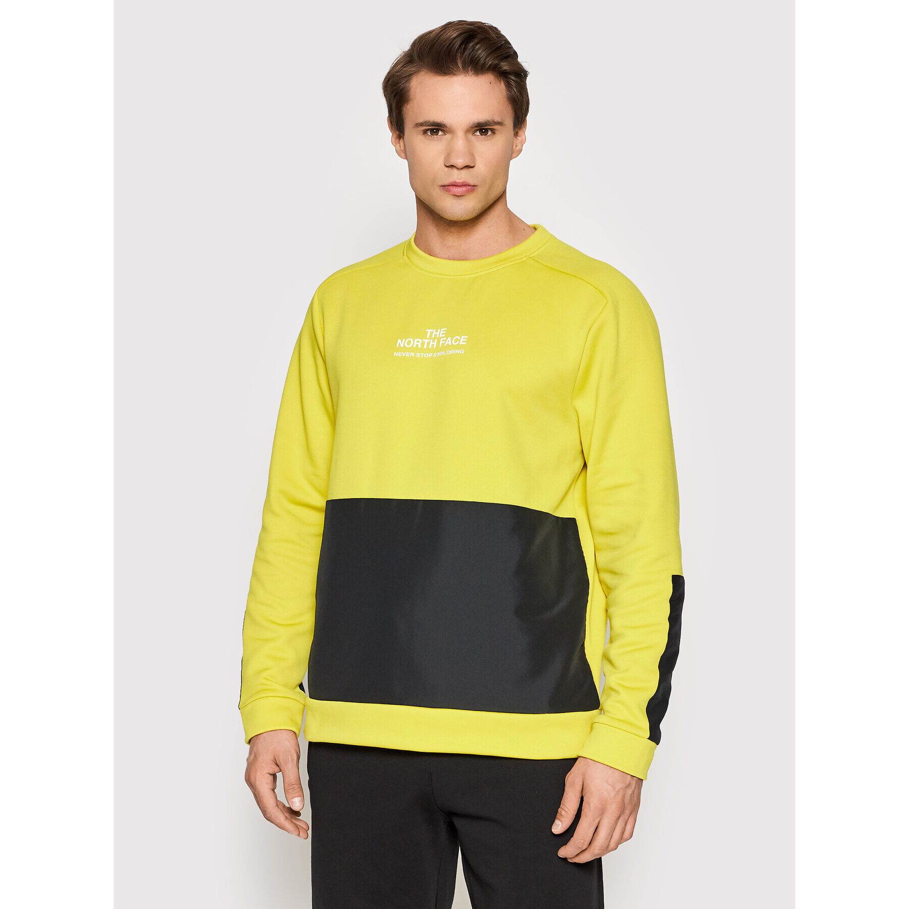 The North Face Bluză Ma Crew NF0A5IER Galben Regular Fit - Pled.ro