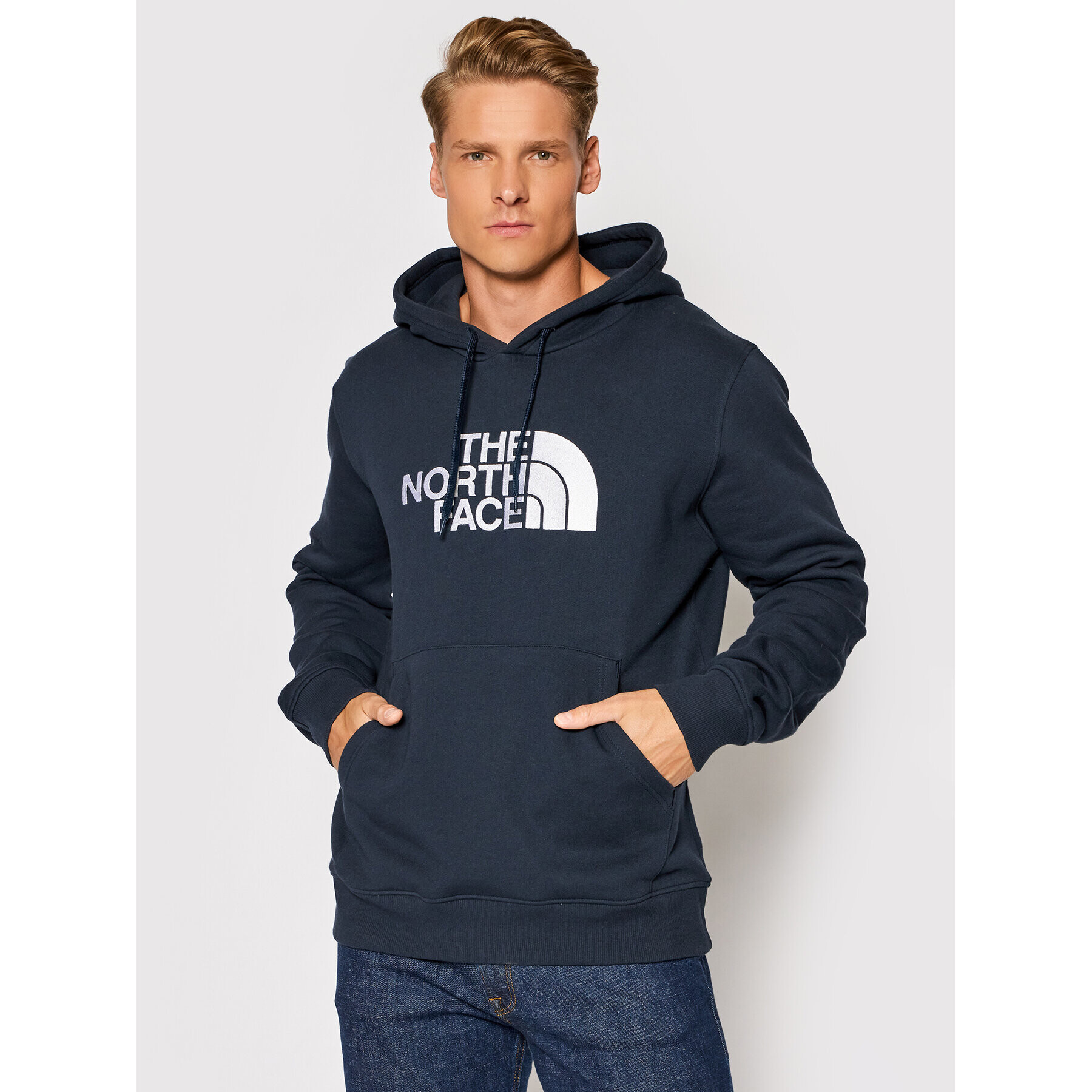 The North Face Bluză Drew Peak NF00AHJY Bleumarin Regular Fit - Pled.ro