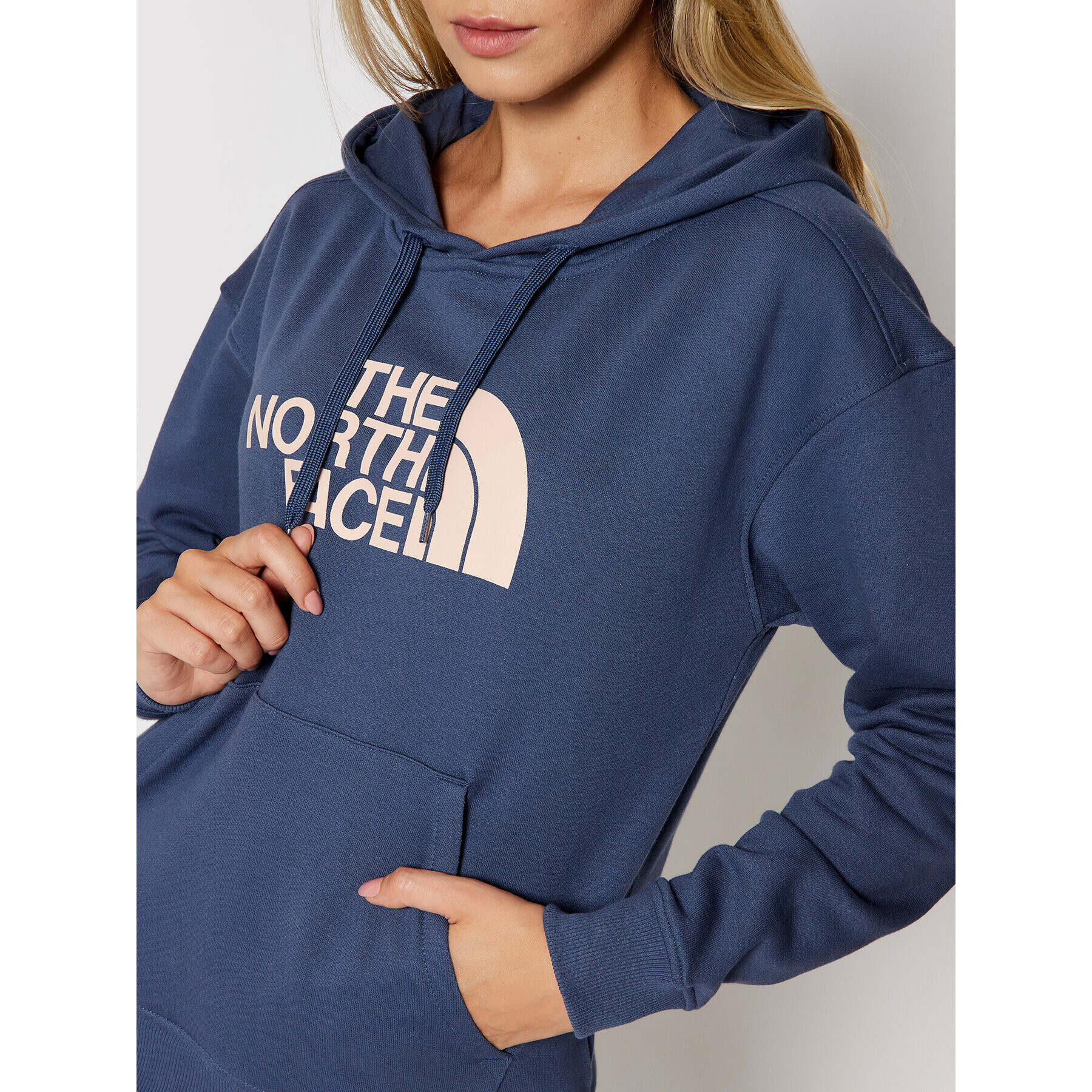 The North Face Bluză W Light Drew Peak Hoodie NF0A3RZ4 Bleumarin Regular Fit - Pled.ro