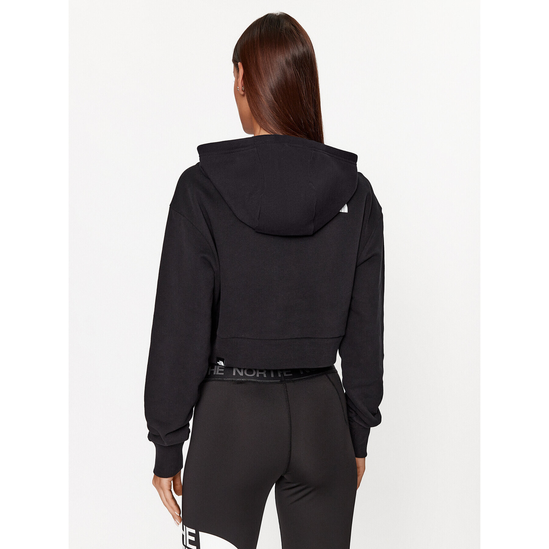 The North Face Bluză W Trend Crop Hoodie - EuNF0A5ICYJK31 Negru Regular Fit - Pled.ro