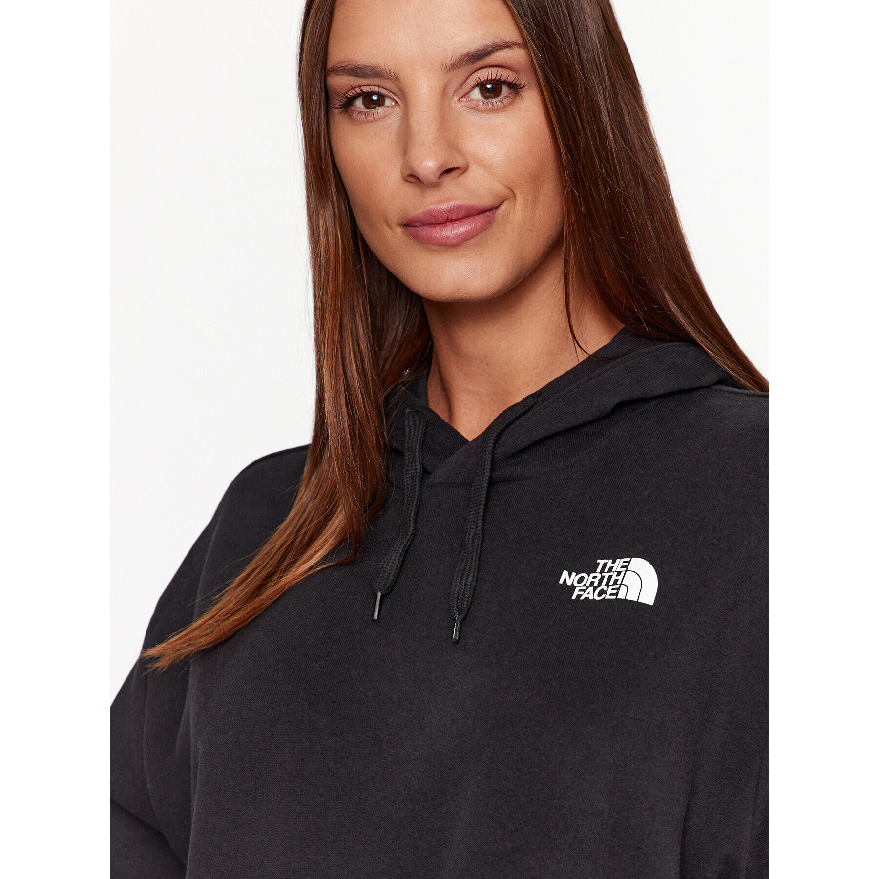 The North Face Bluză W Trend Crop Hoodie - EuNF0A5ICYJK31 Negru Regular Fit - Pled.ro