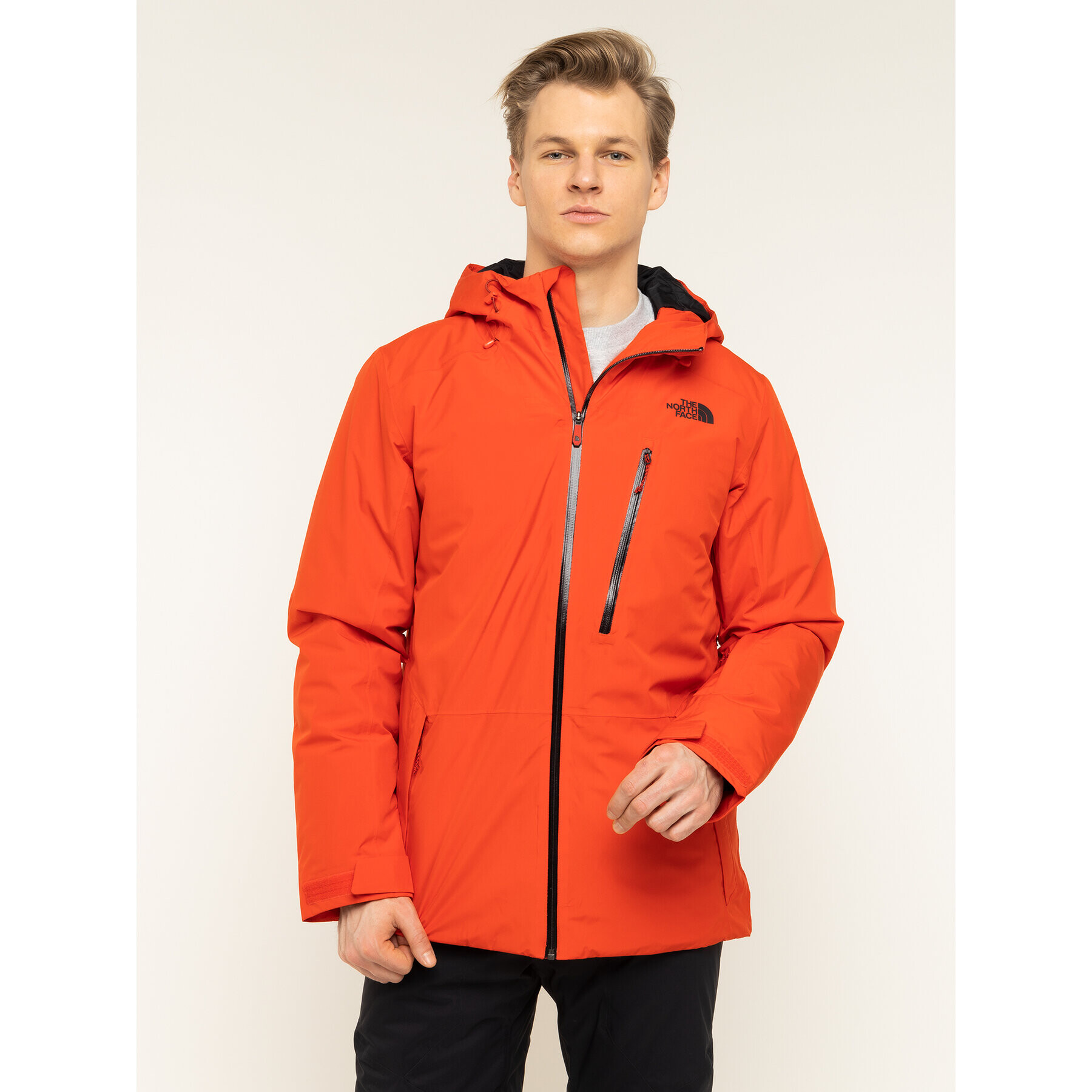 The North Face Geacă de schi Descendit NF0A3LZL Roșu Regular Fit - Pled.ro