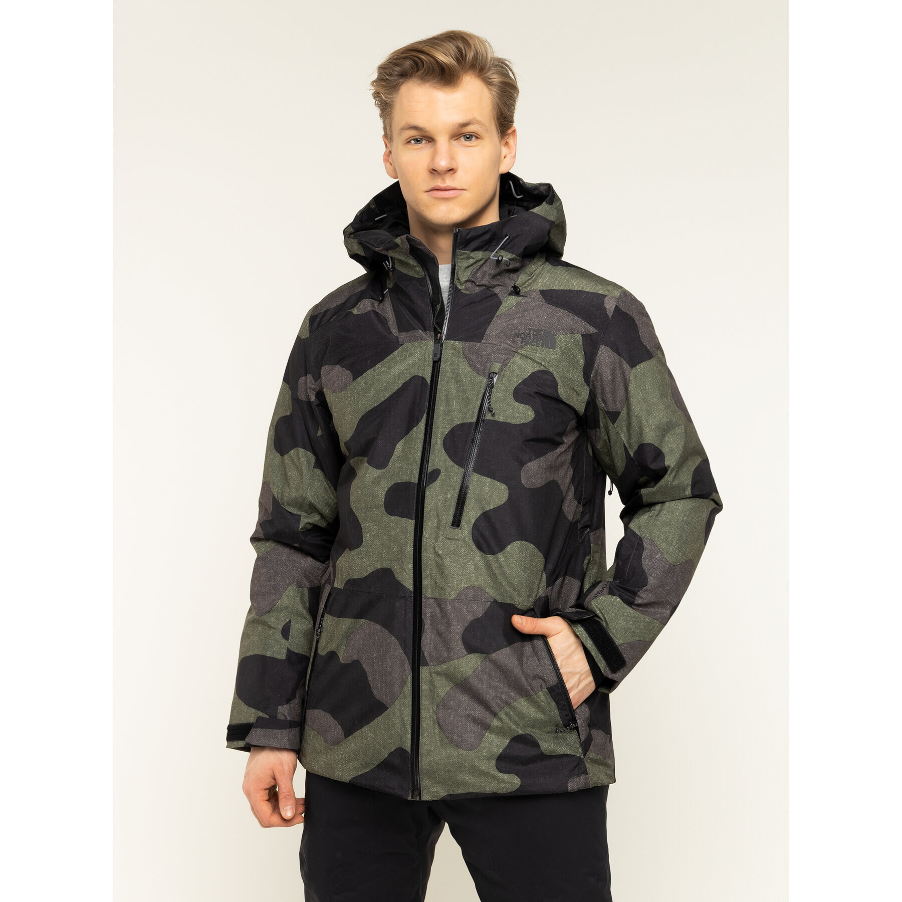 The North Face Geacă de schi Descendit NF0A3LZL Verde Regular Fit - Pled.ro