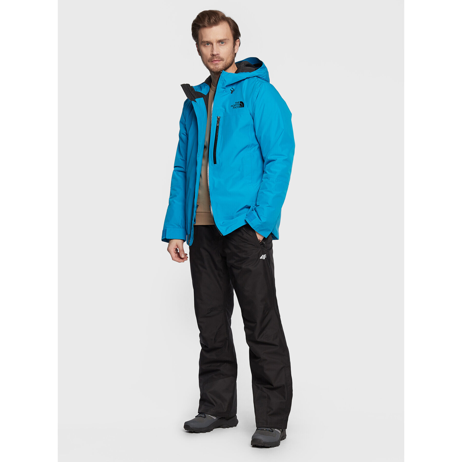 The North Face Geacă de schi Descendit NF0A4QWW Albastru Regular Fit - Pled.ro