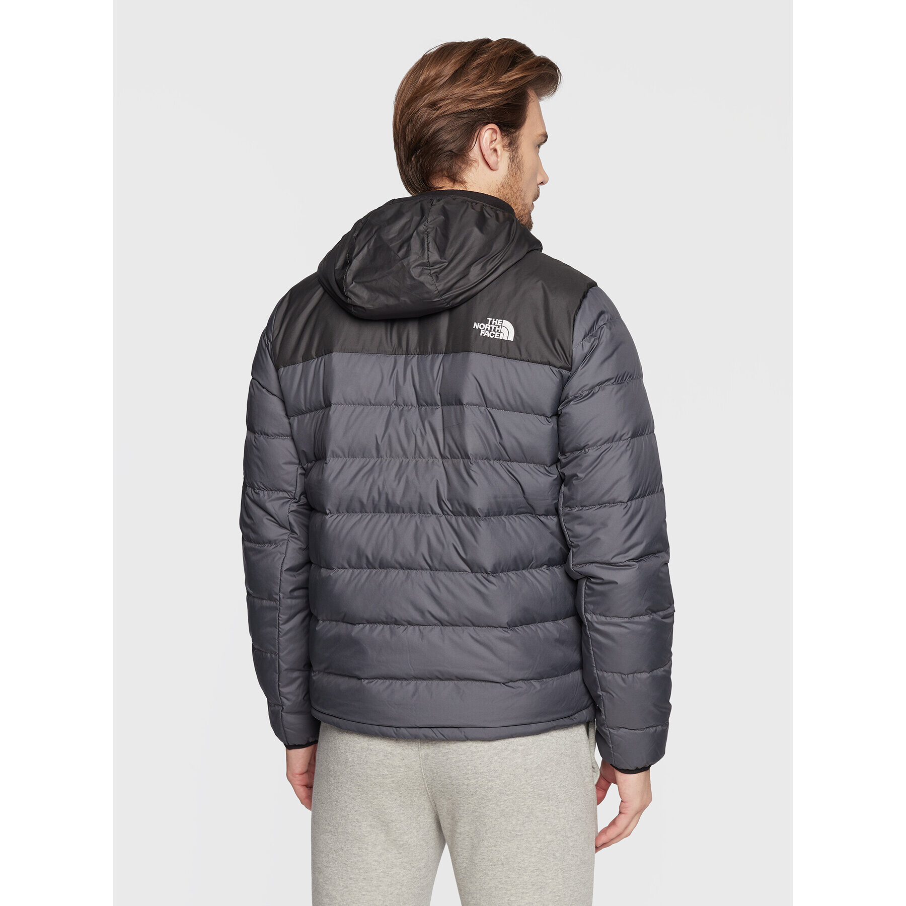 The North Face Geacă din puf Aconcagua NF0A4R26 Gri Regular Fit - Pled.ro